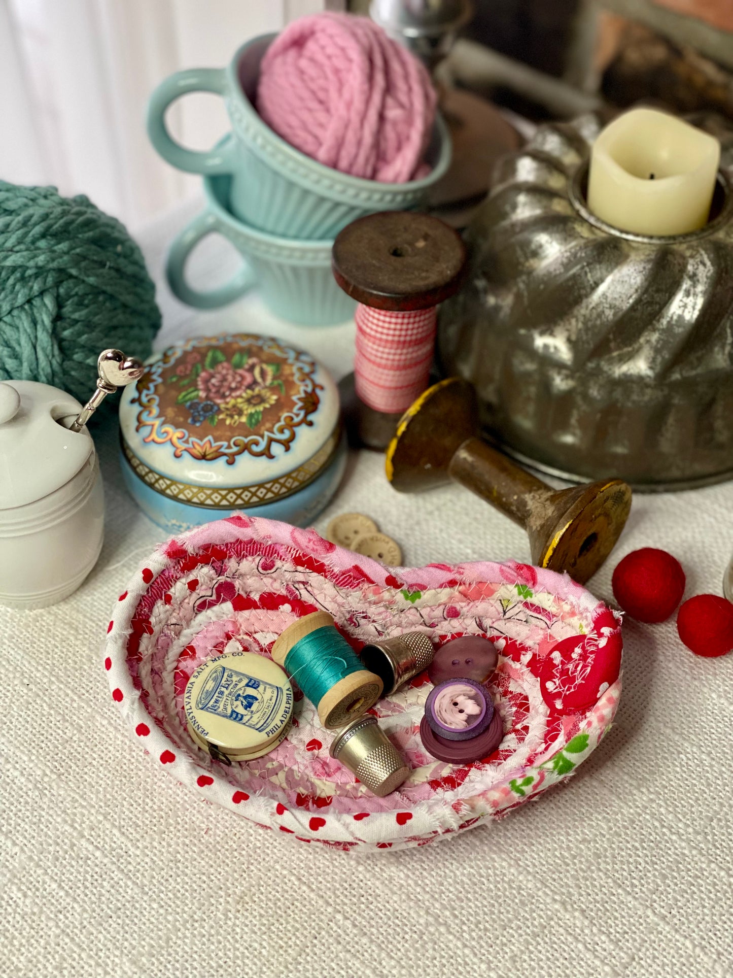 Sweetheart 6" Heart Shaped Saucer