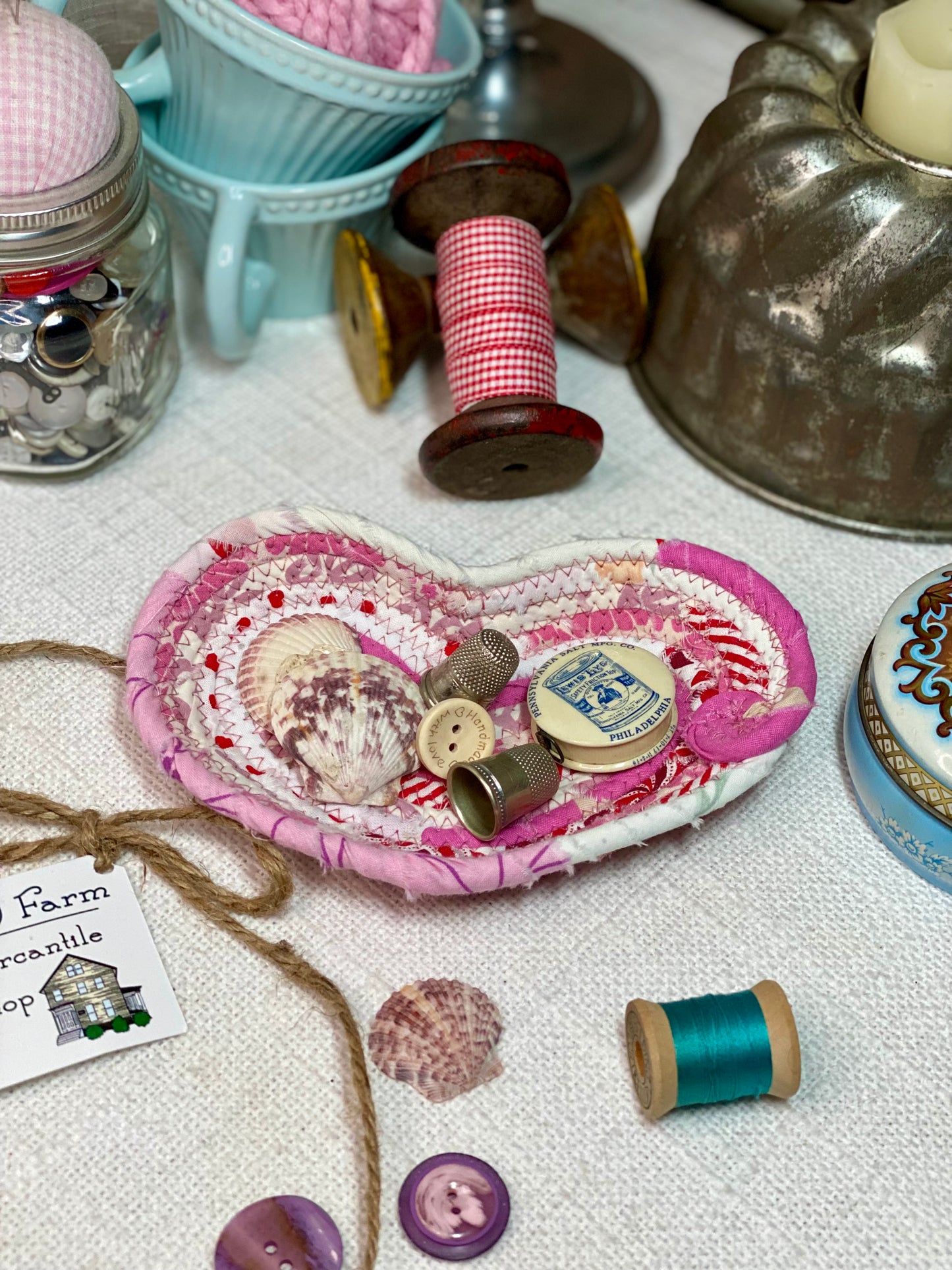 Sweetheart 6" Heart Shaped Saucer