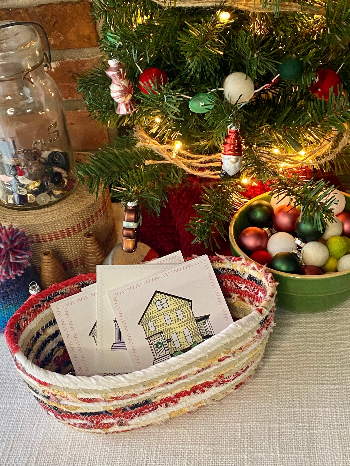 Small Holiday Harvest Basket #1965