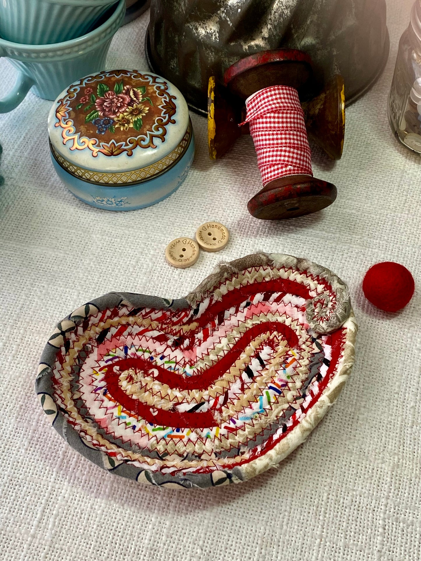 Sweetheart 6" Heart Shaped Saucer