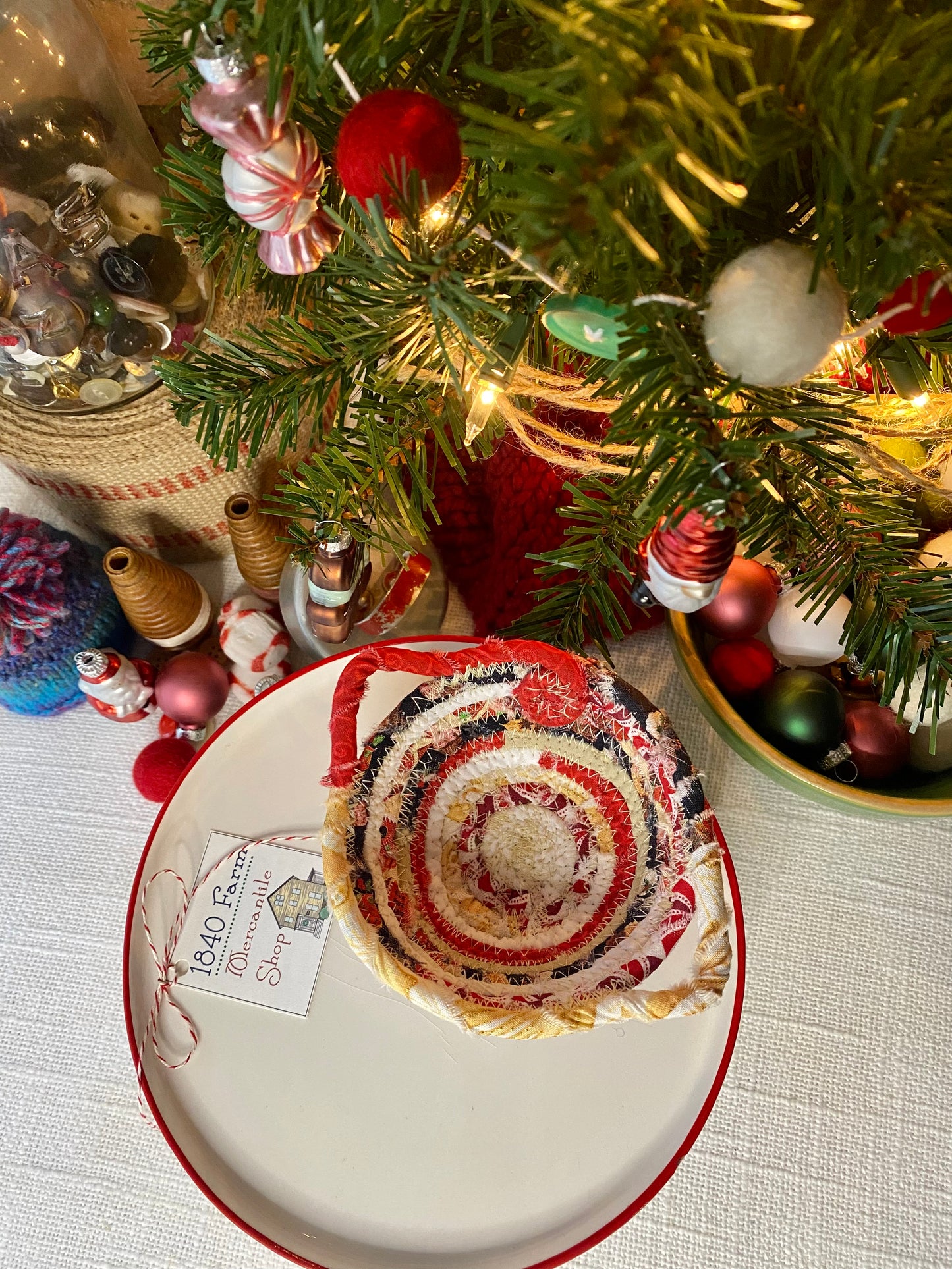 Miniature Egg Basket Ornament/Decoration