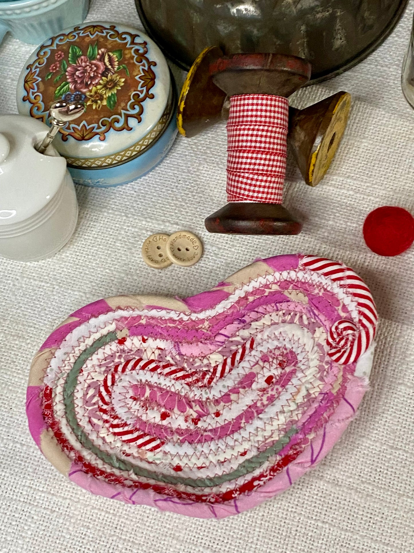 Sweetheart 6" Heart Shaped Saucer