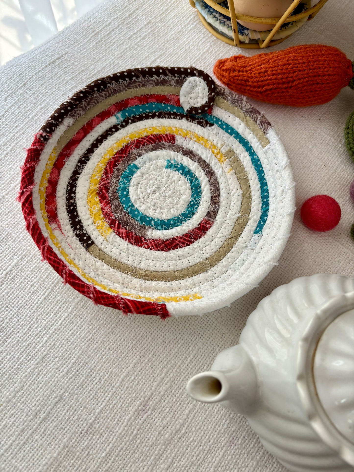 6” Medium Saucer Style Trivet and Set of Two Coasters