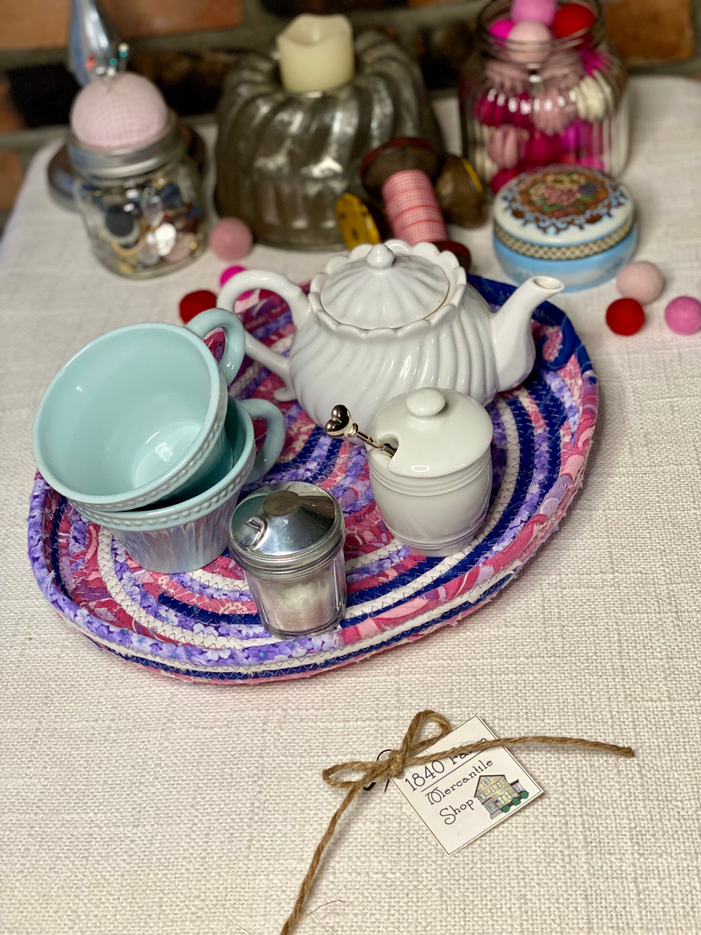 12” Heart Shaped Saucer Trivet