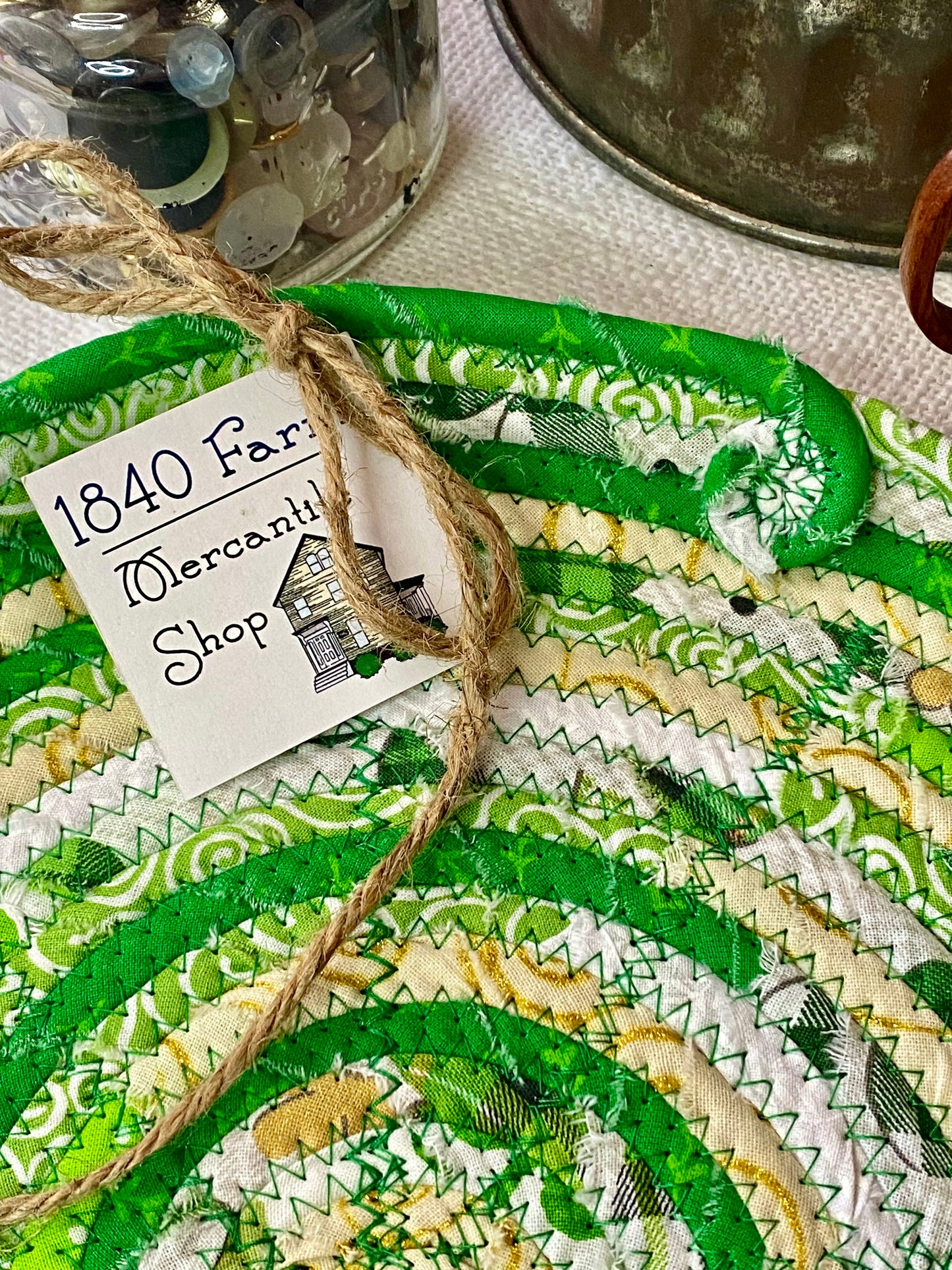 10” Extra Large Saucer Style Trivet - St. Patrick's Day 2025