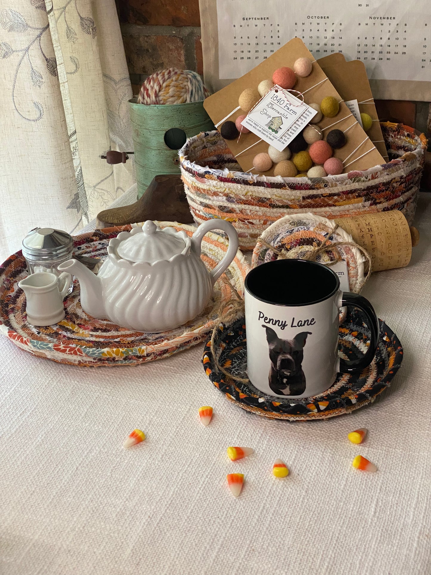 6” Medium Saucer Style Trivet - Halloween