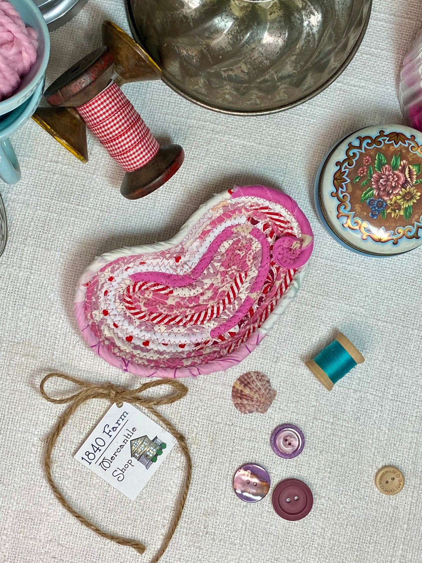 Sweetheart 6" Heart Shaped Saucer