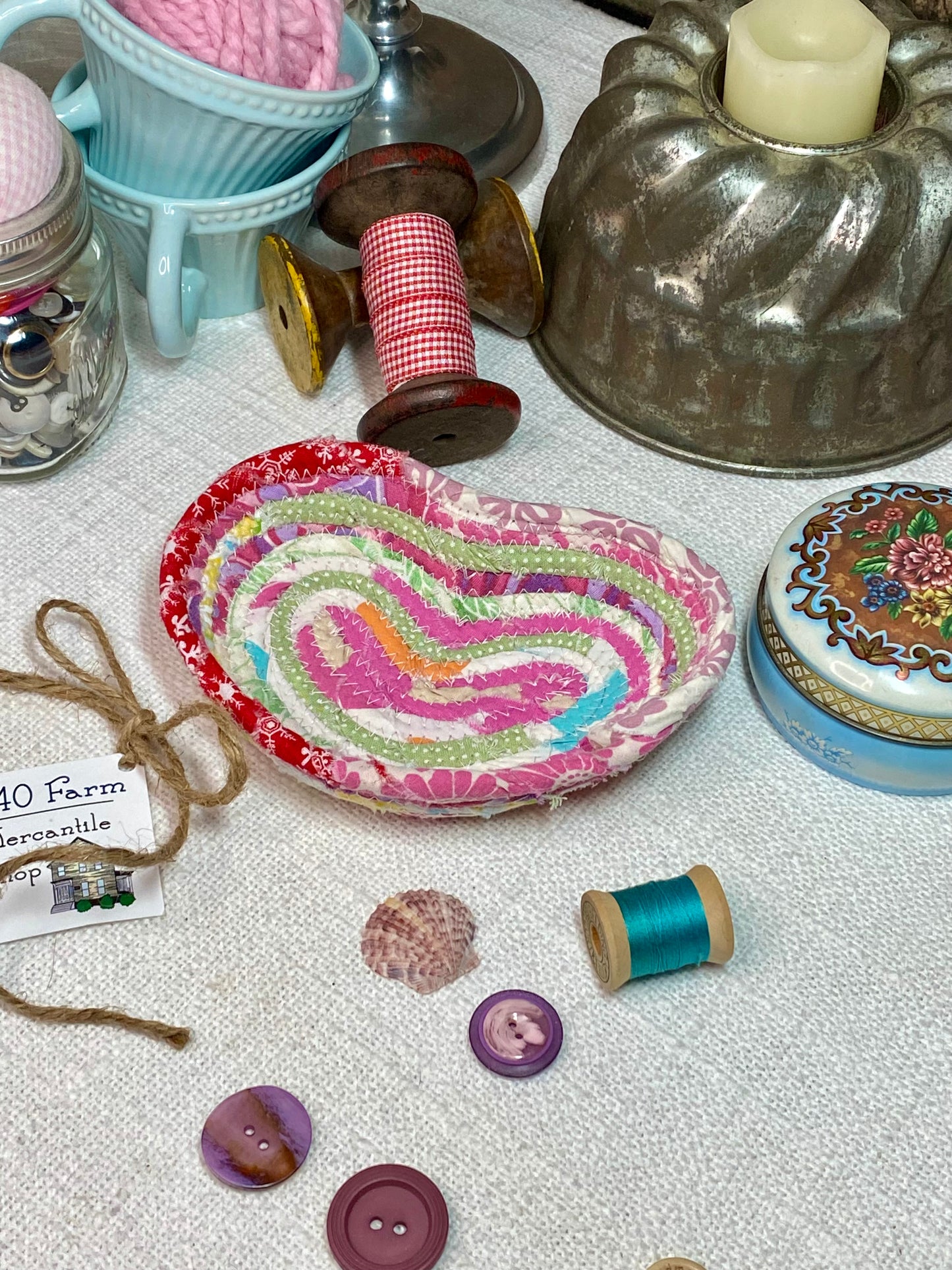 Sweetheart 6" Heart Shaped Saucer