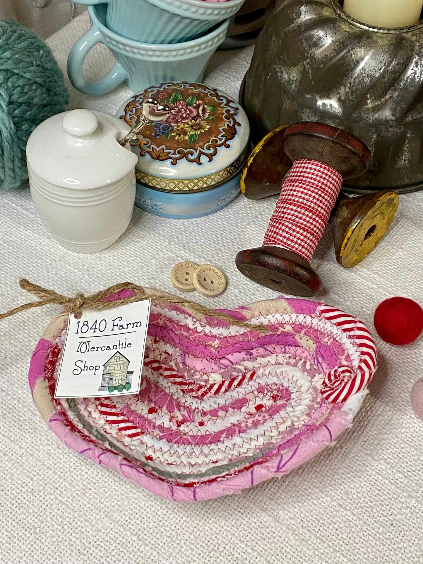 Sweetheart 6" Heart Shaped Saucer