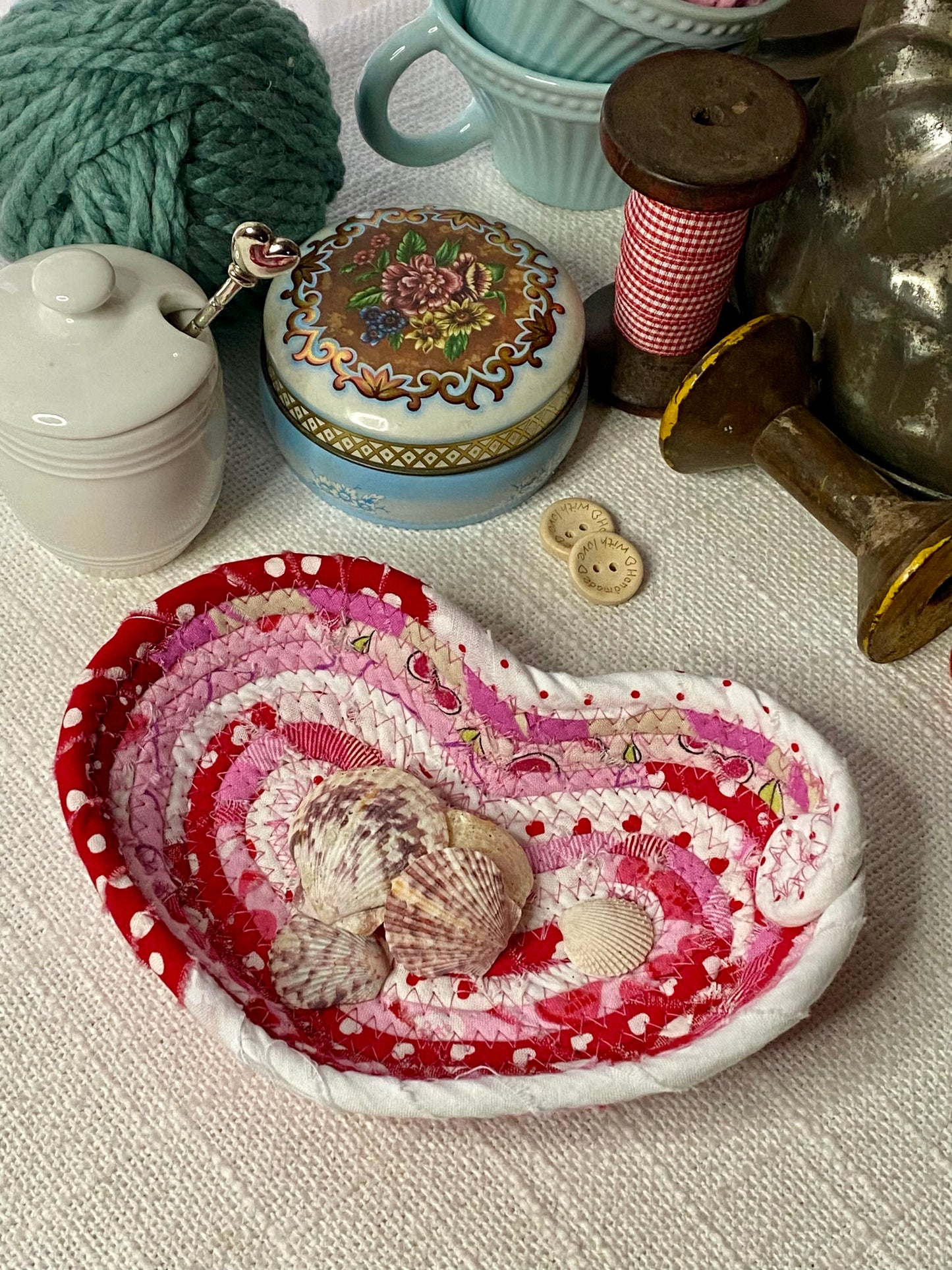 Sweetheart 6" Heart Shaped Saucer