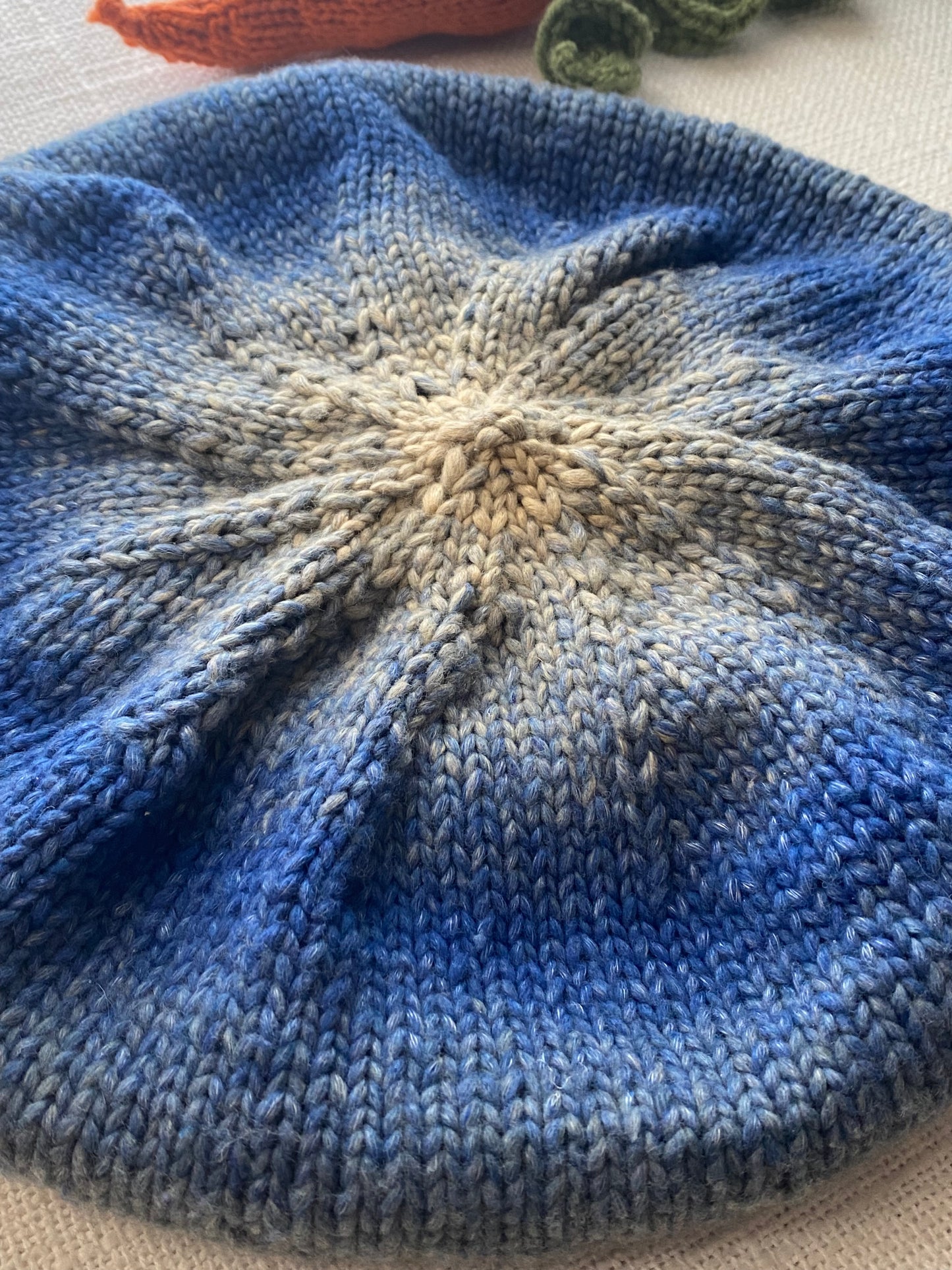 Ocean Waves Hat in Denim