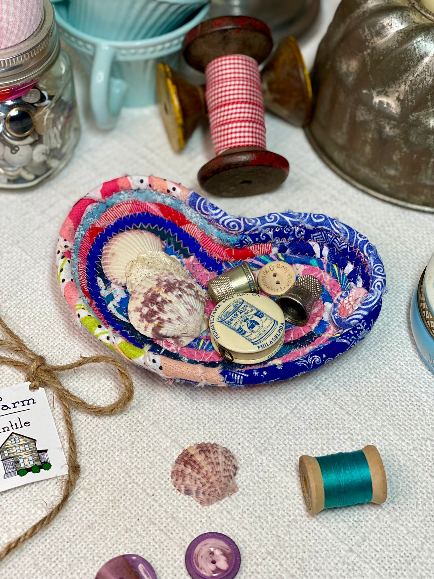 Sweetheart 6" Heart Shaped Saucer - Valentine's Day 2025