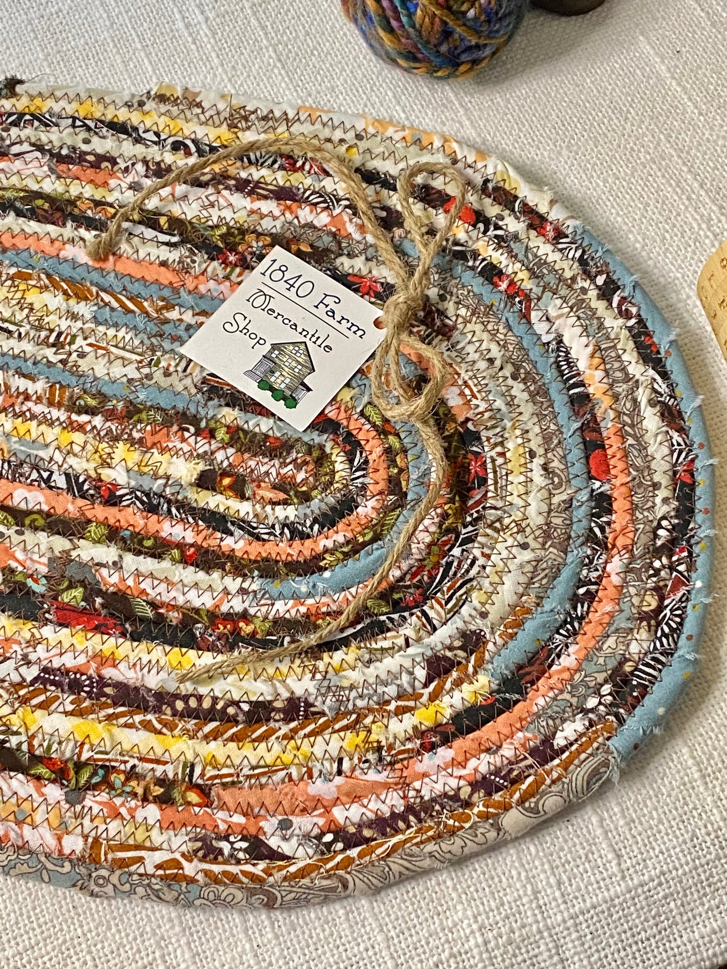 Fall- 10” x 15" Extra Large Oval Flat Trivet