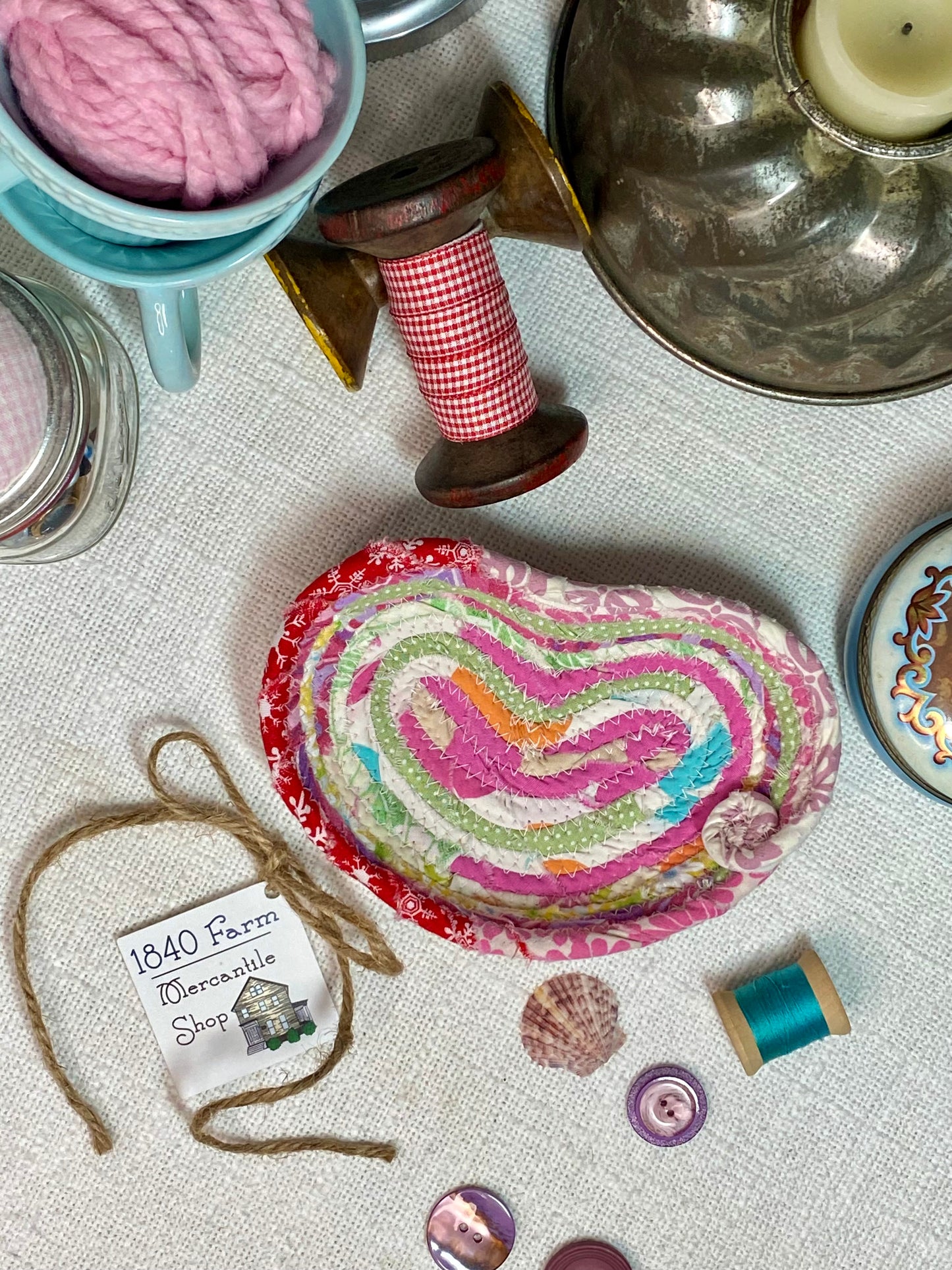 Sweetheart 6" Heart Shaped Saucer