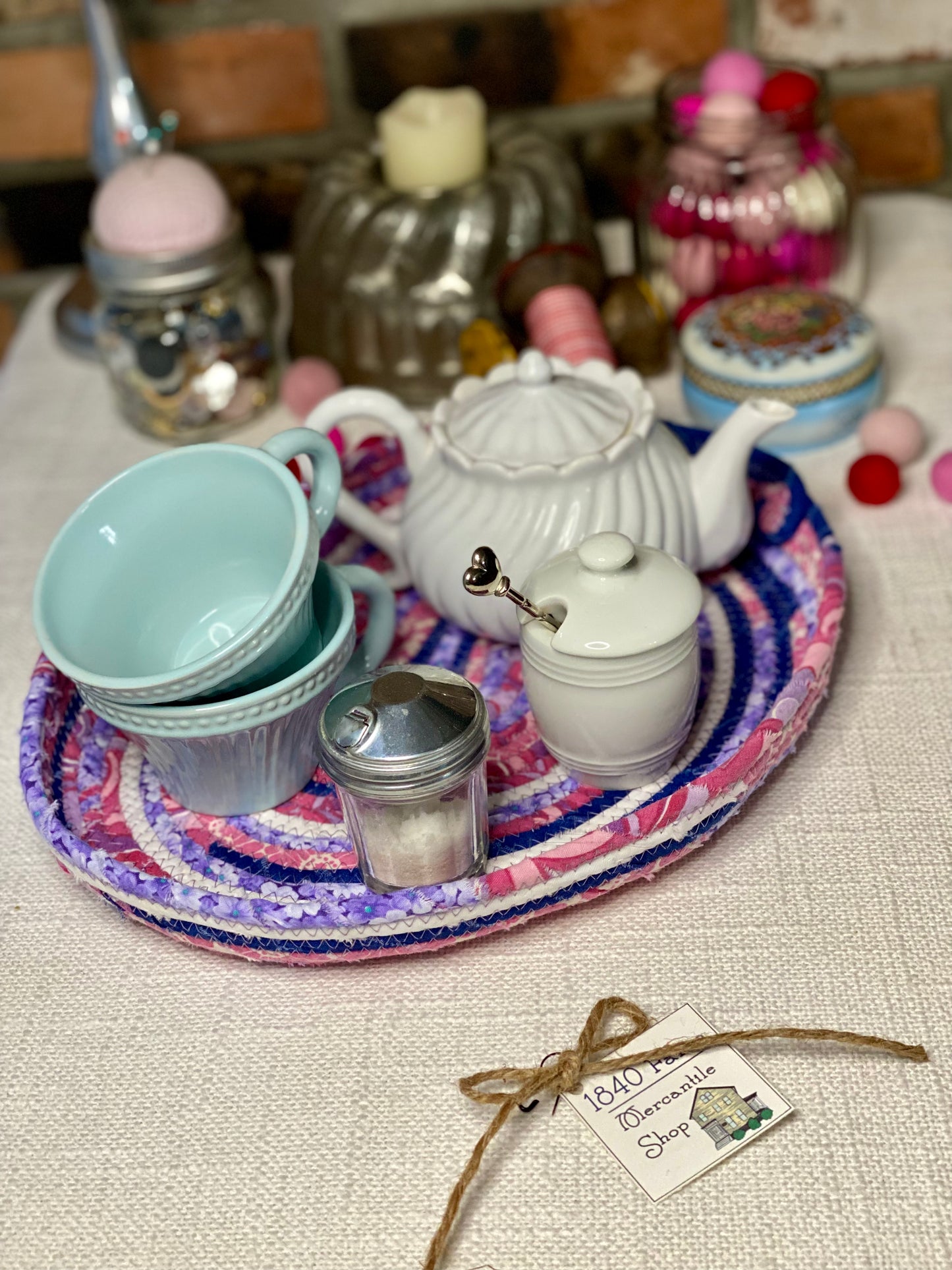 12” Heart Shaped Saucer Trivet