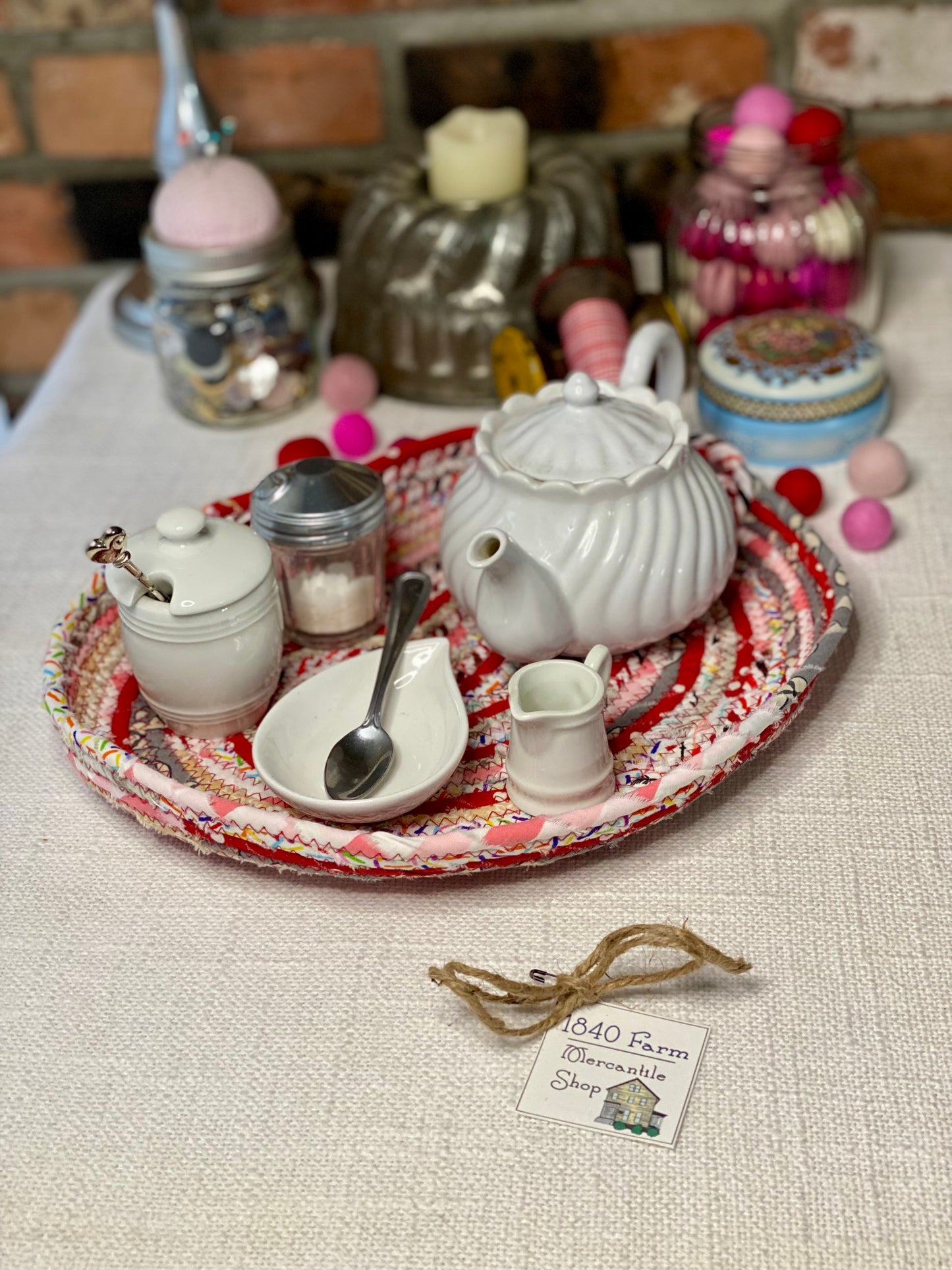 12” Heart Shaped Saucer Trivet