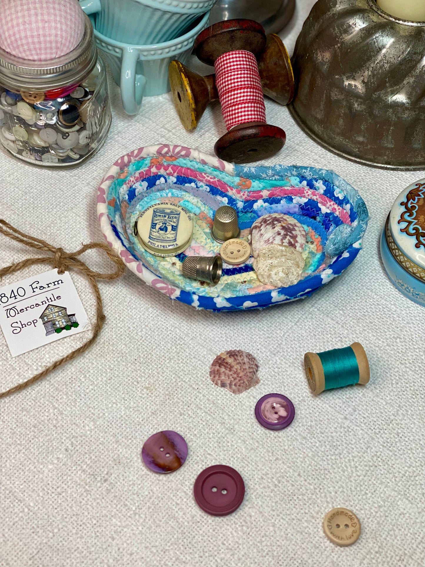 Sweetheart 6" Heart Shaped Saucer - Valentine's Day 2025