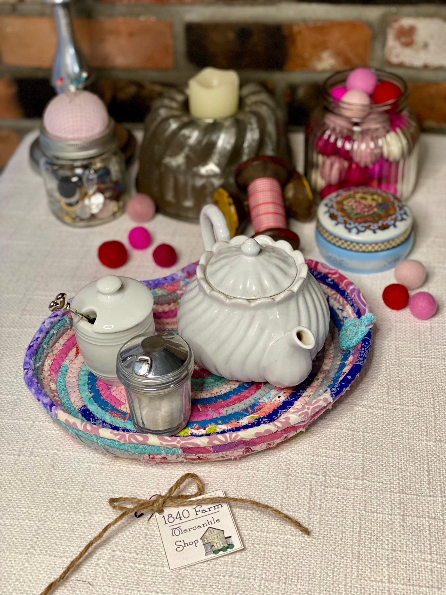 10” Heart Shaped Saucer Trivet
