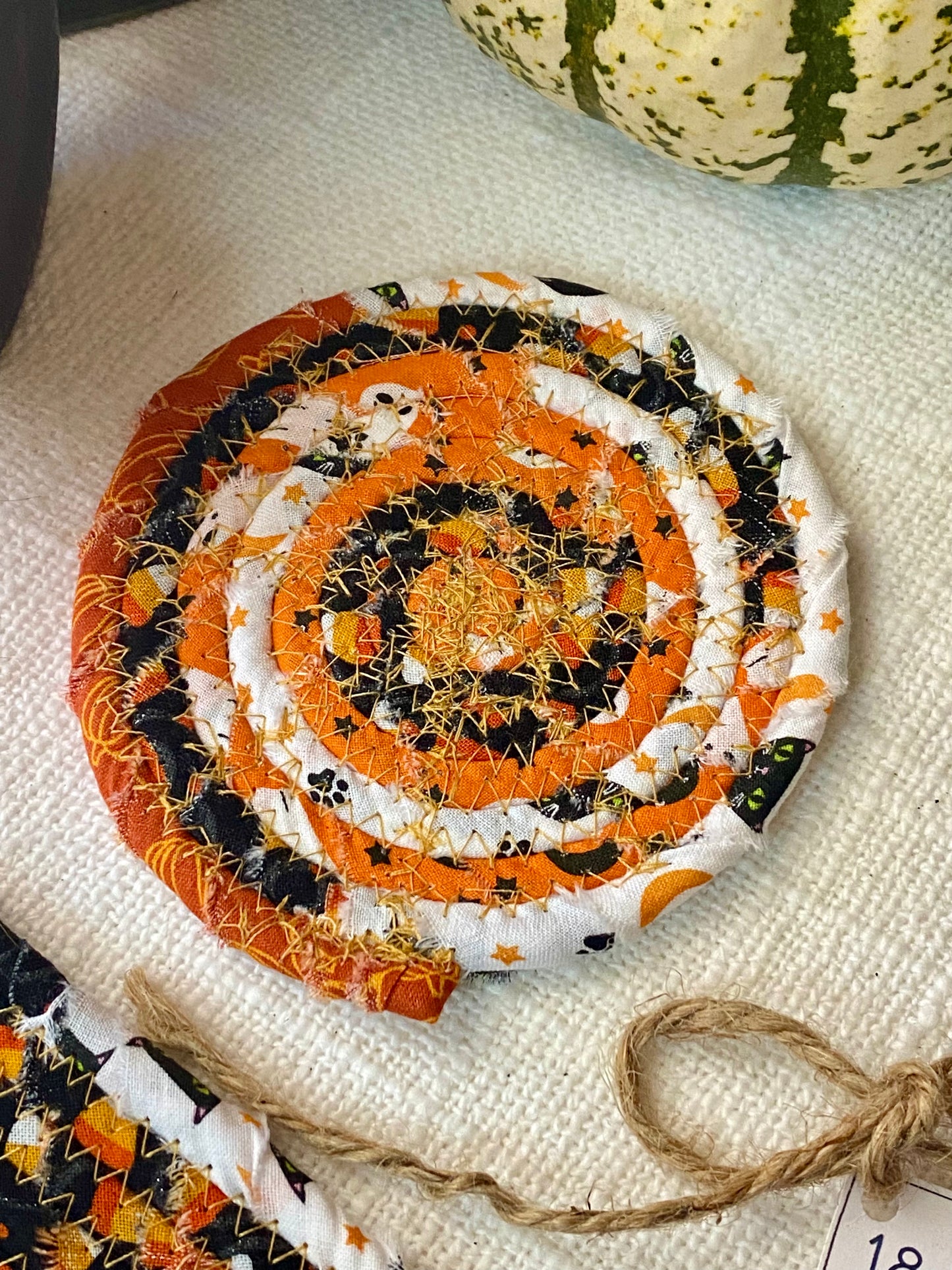 Small Oblong Trivet and Set of Two Coasters