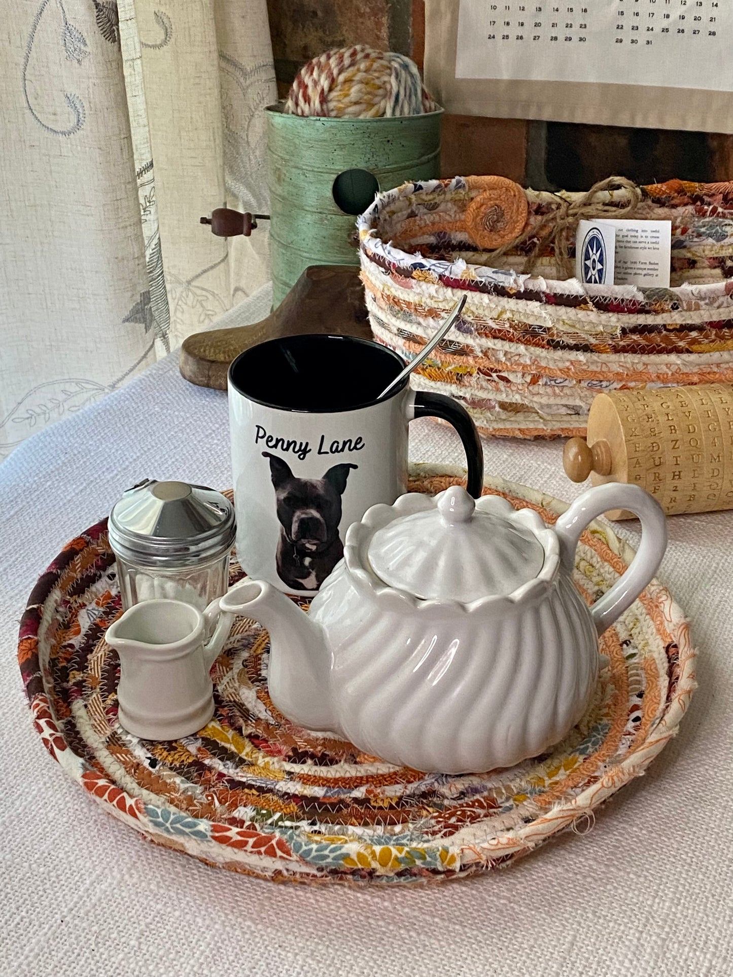 Fall 10” Extra Large Saucer Style Trivet