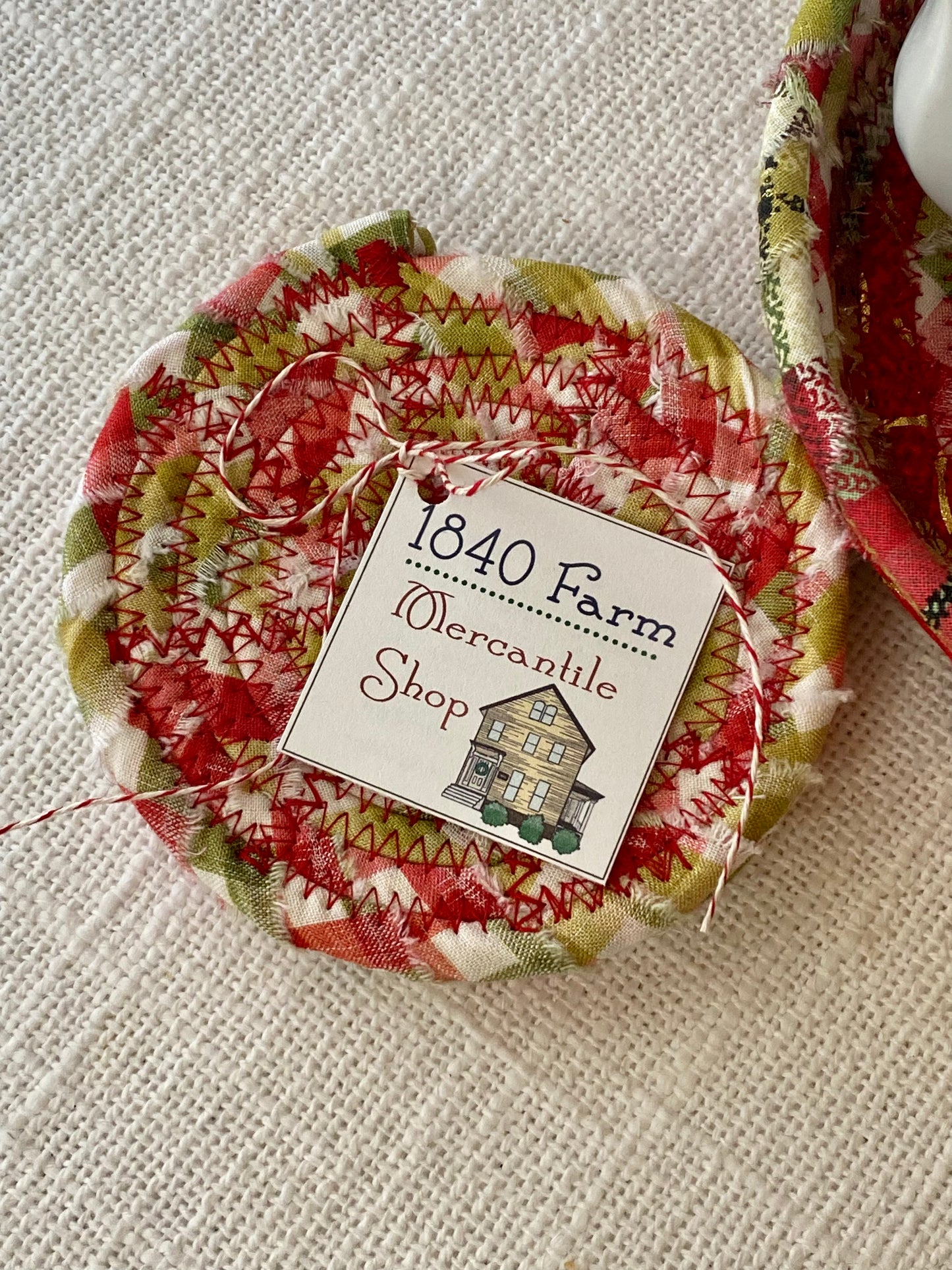 6” Medium Saucer Style Trivet and Set of Two Coasters