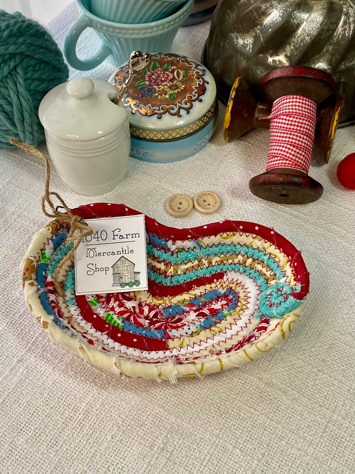 Custom- Sweetheart 6" Heart Shaped Saucer