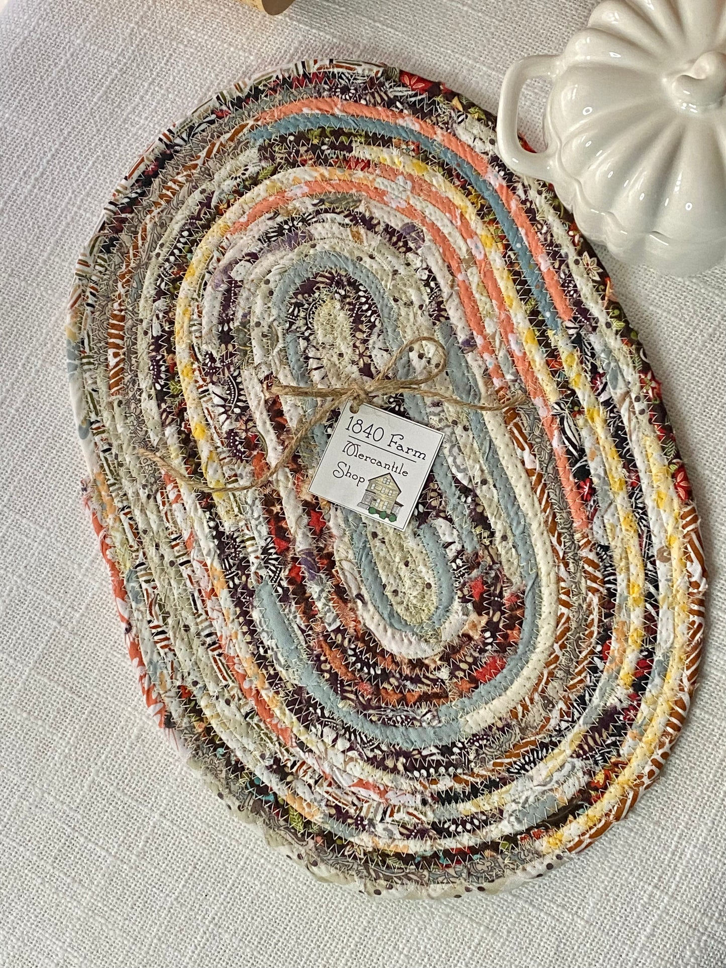 10” x 15" Extra Large Oval Flat Trivet