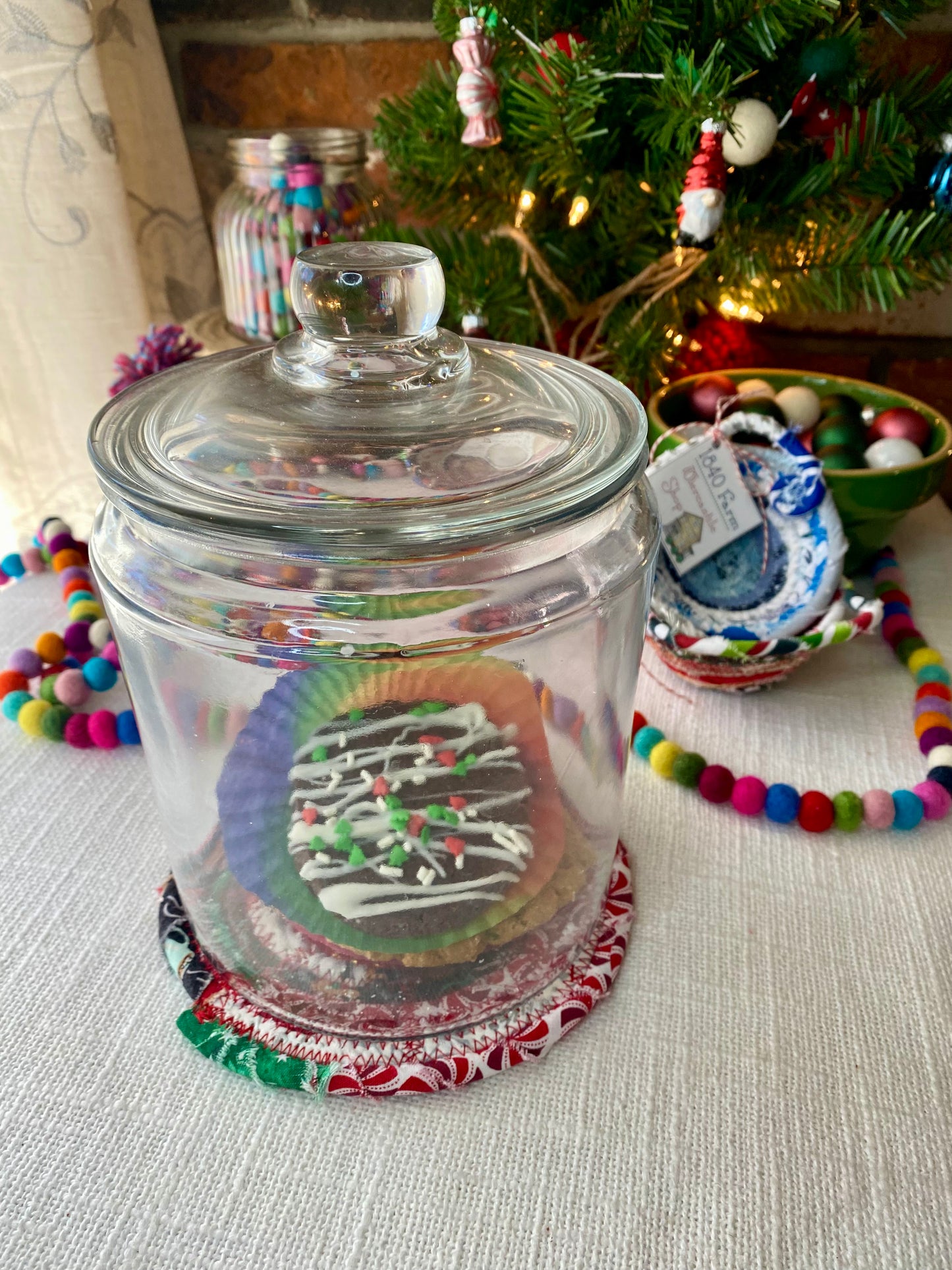 6” Large Flat Trivet - Holiday