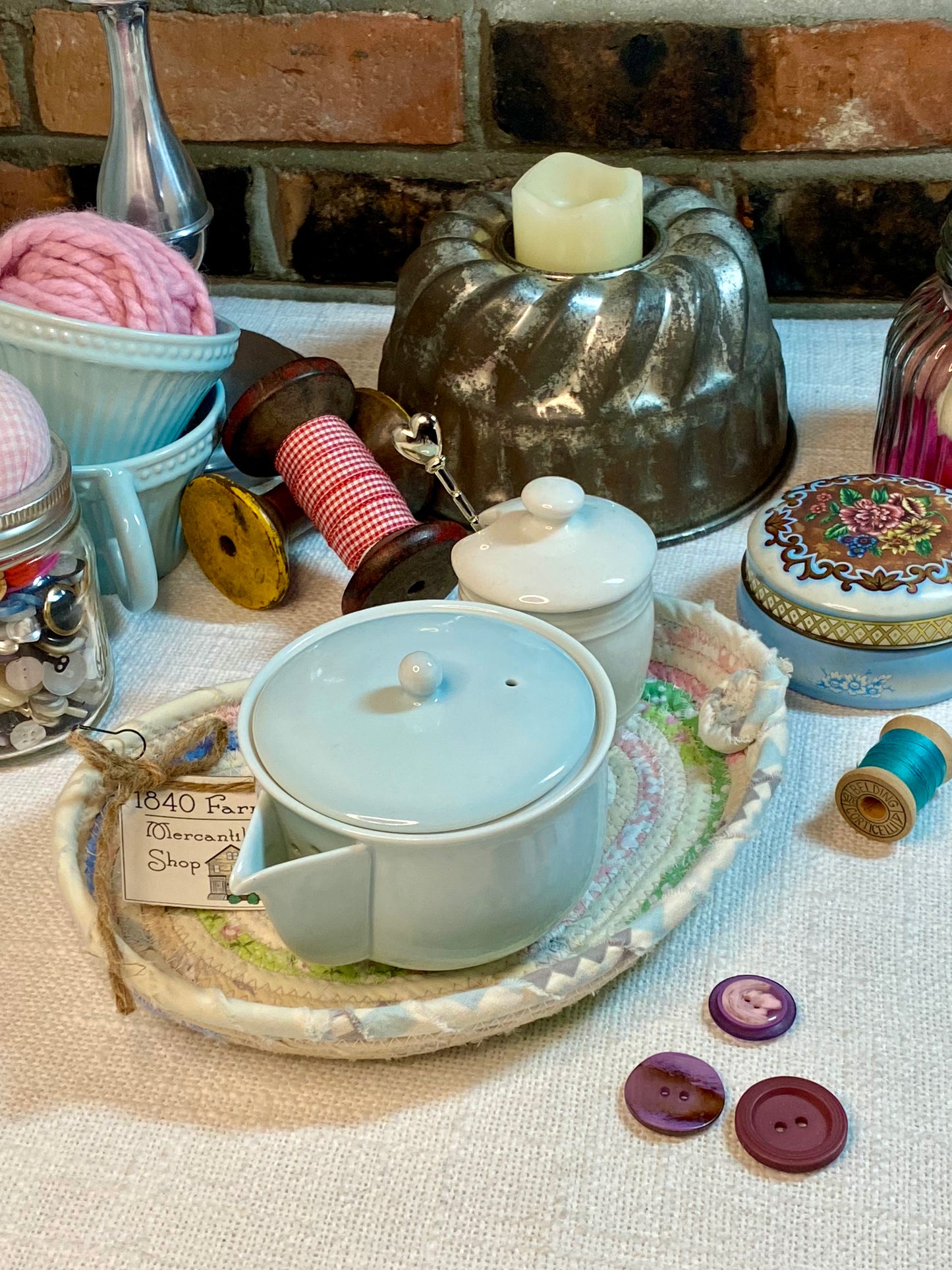 8” Heart Shaped Saucer Trivet