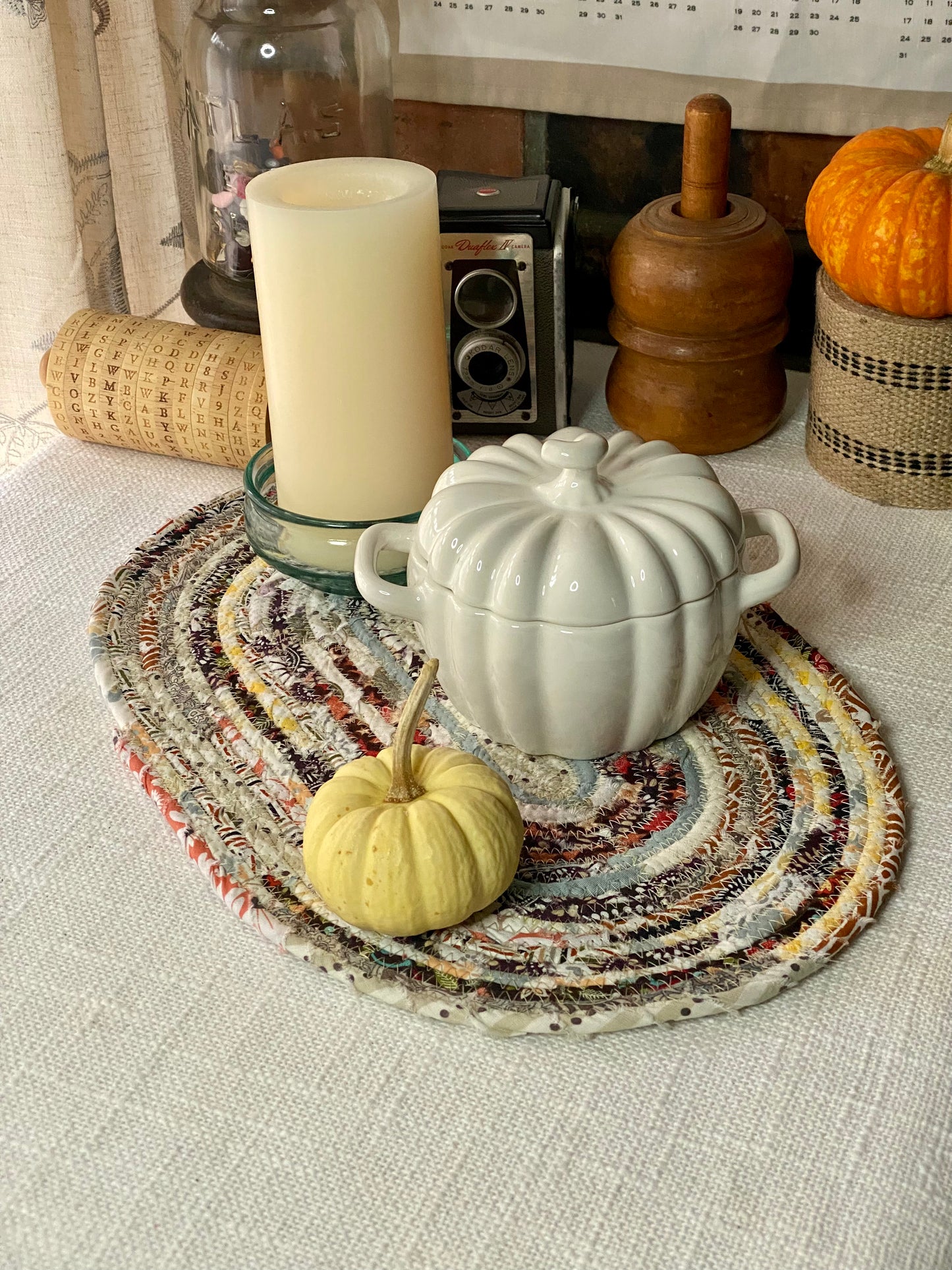 10” x 15" Extra Large Oval Flat Trivet