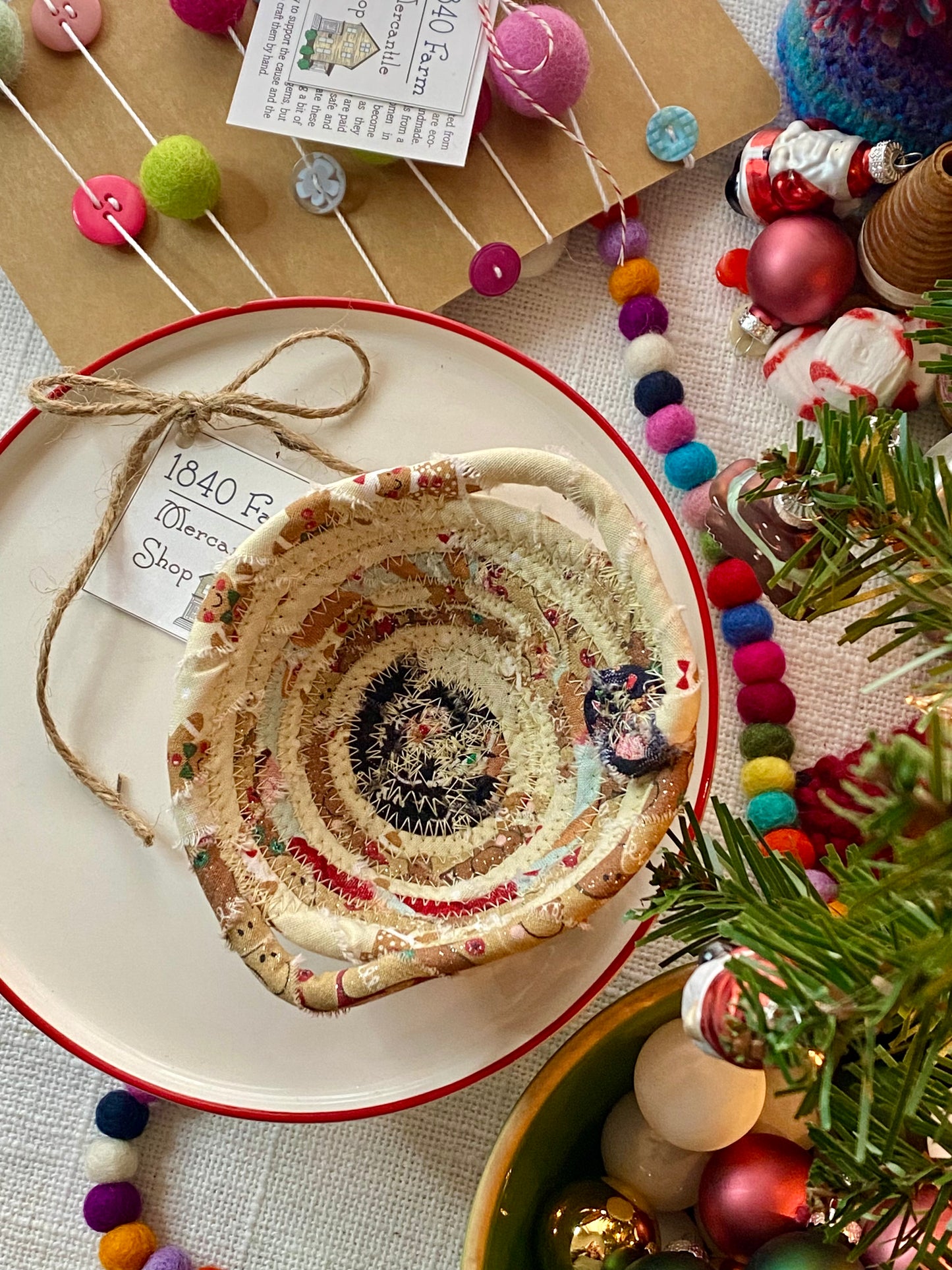 Miniature Egg Basket Ornament/Decoration - Holiday