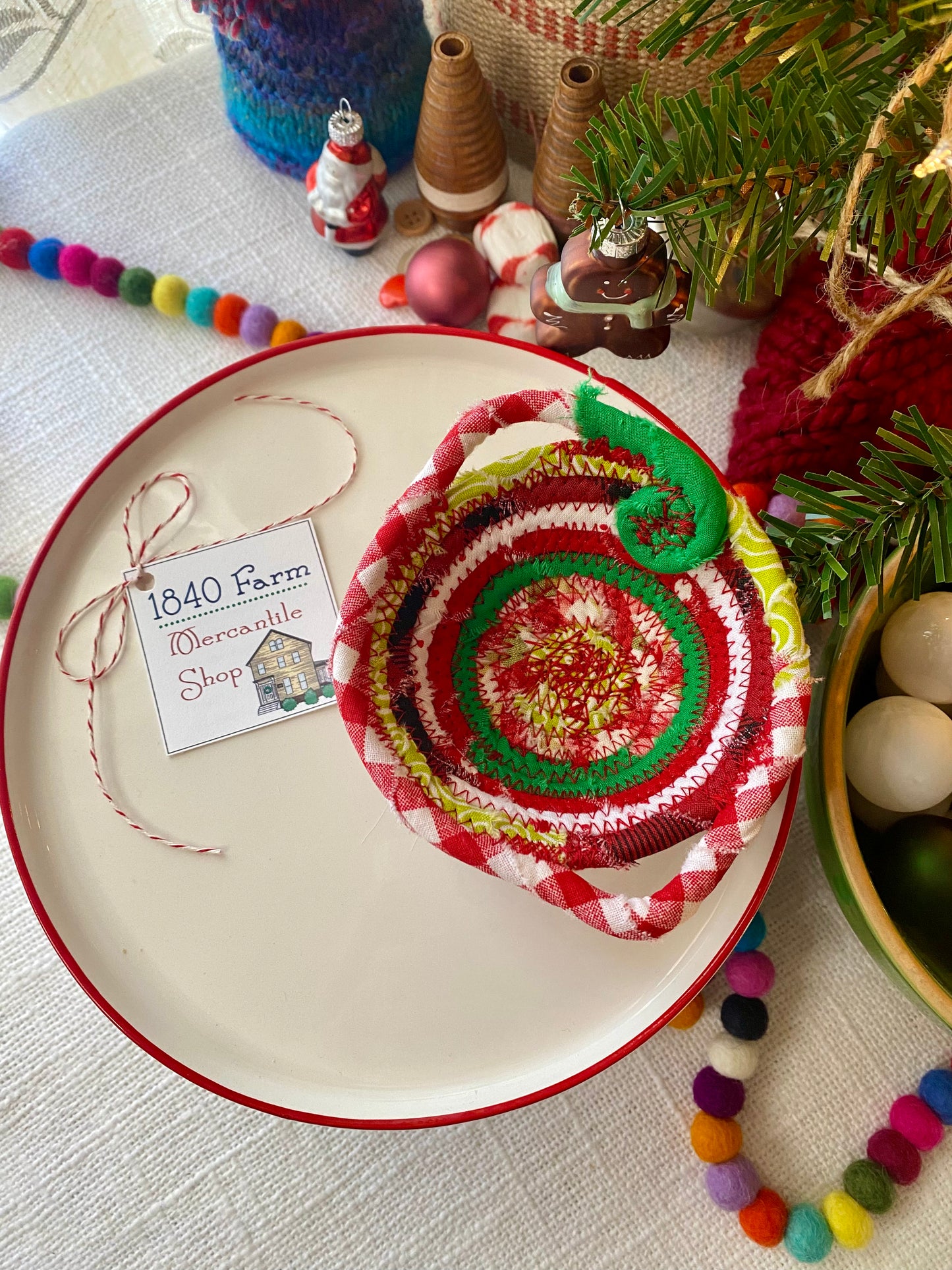 Miniature Egg Basket Ornament/Decoration - Holiday 2024