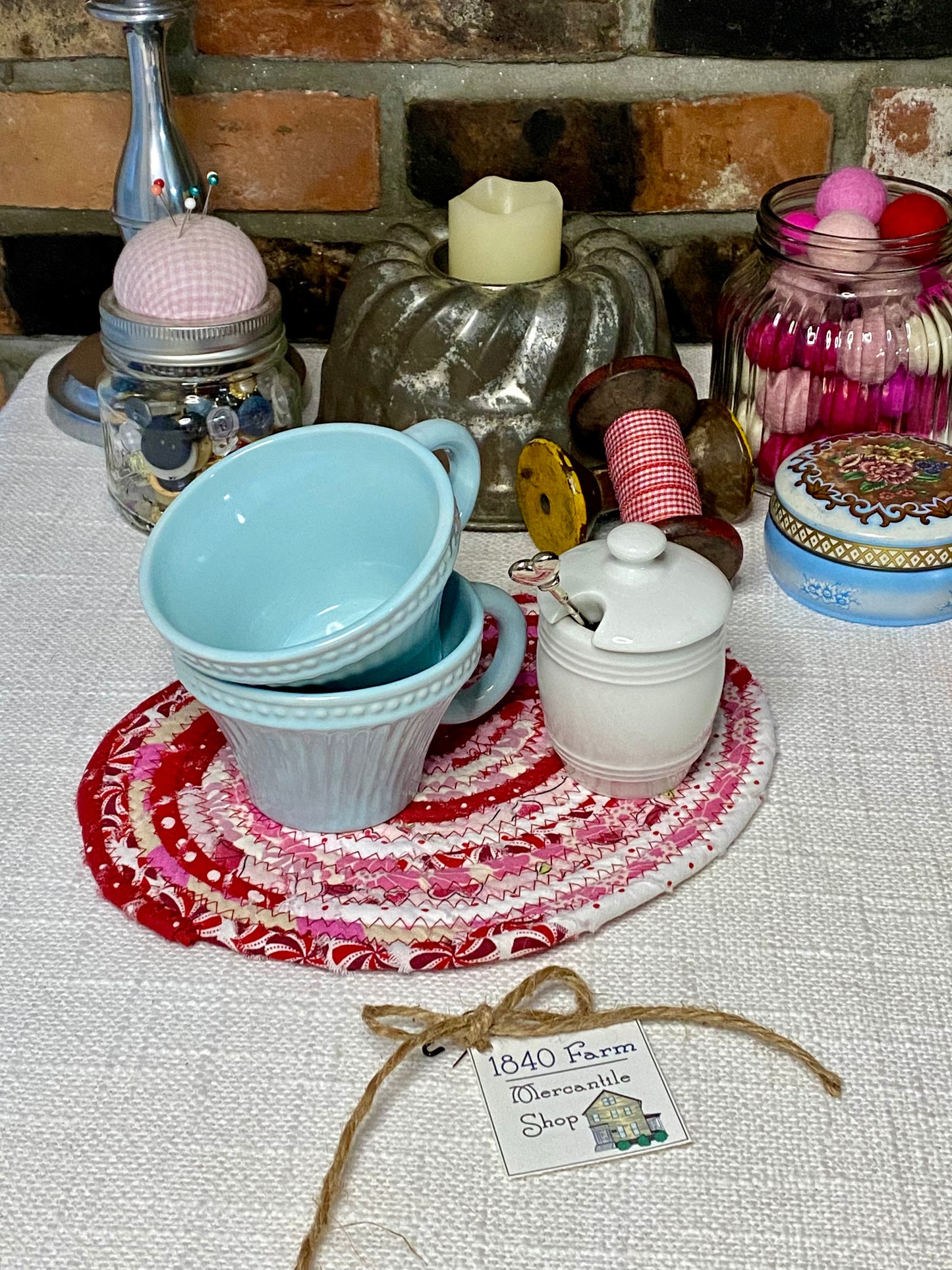 8” Heart Shaped Flat Trivet