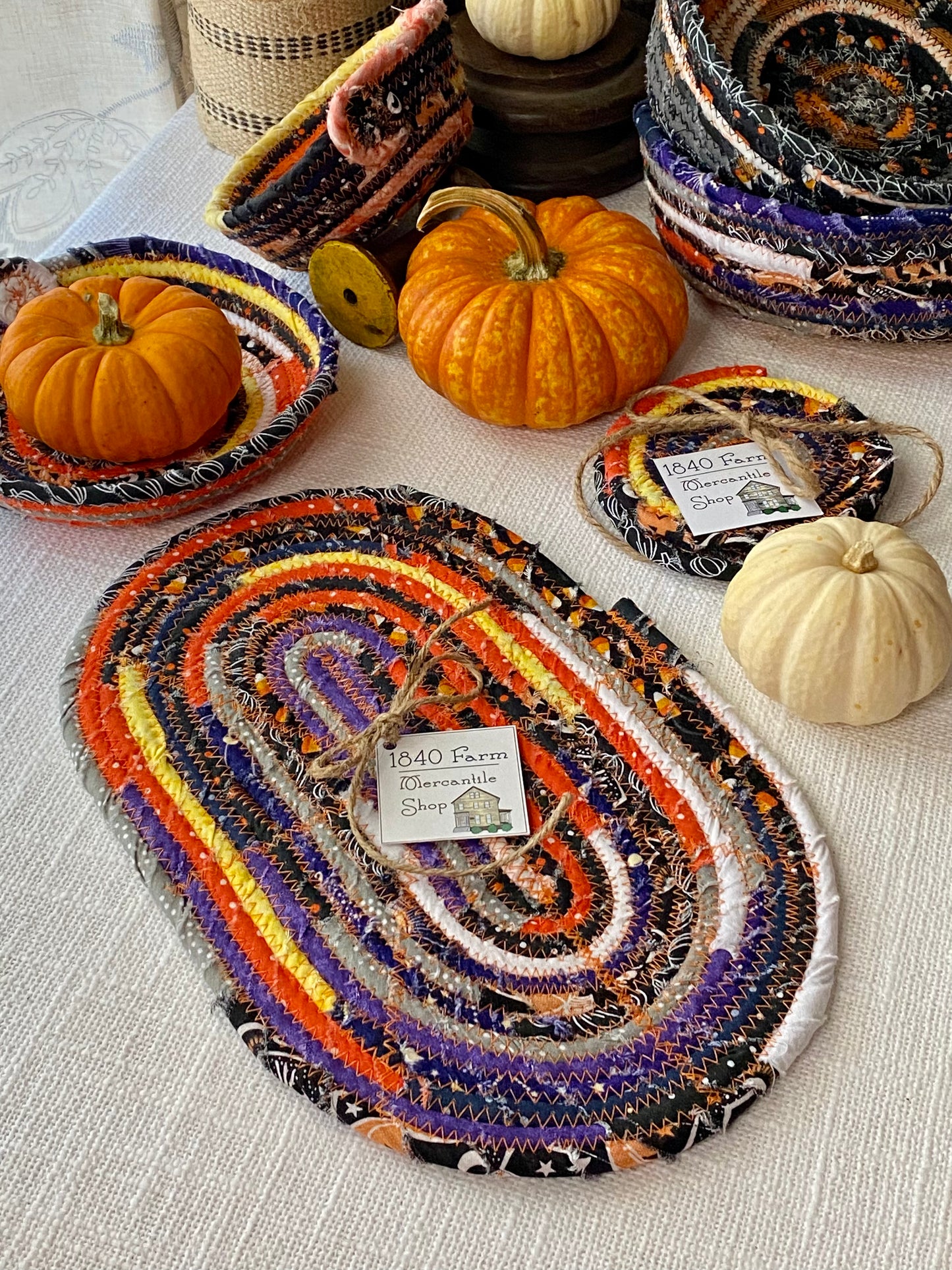 Halloween - 8” x 12" Oval Flat Trivet