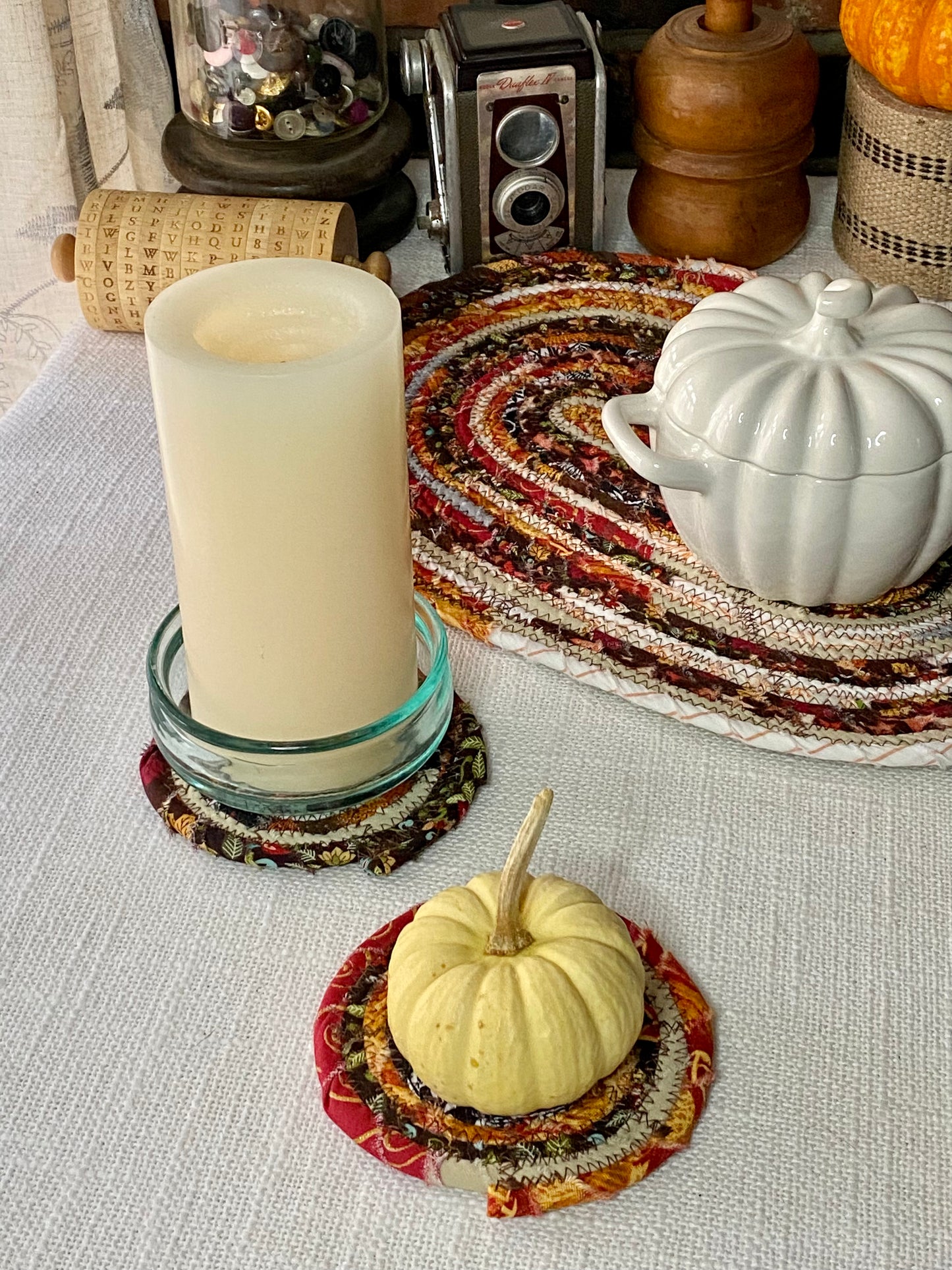 Fall - Set of Two Coasters