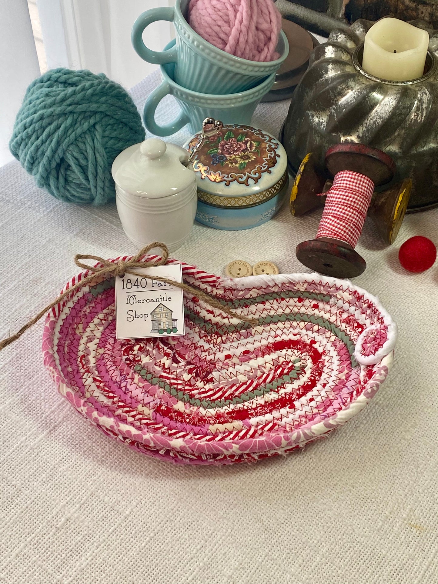 Custom - 8” Heart Shaped Saucer Trivet