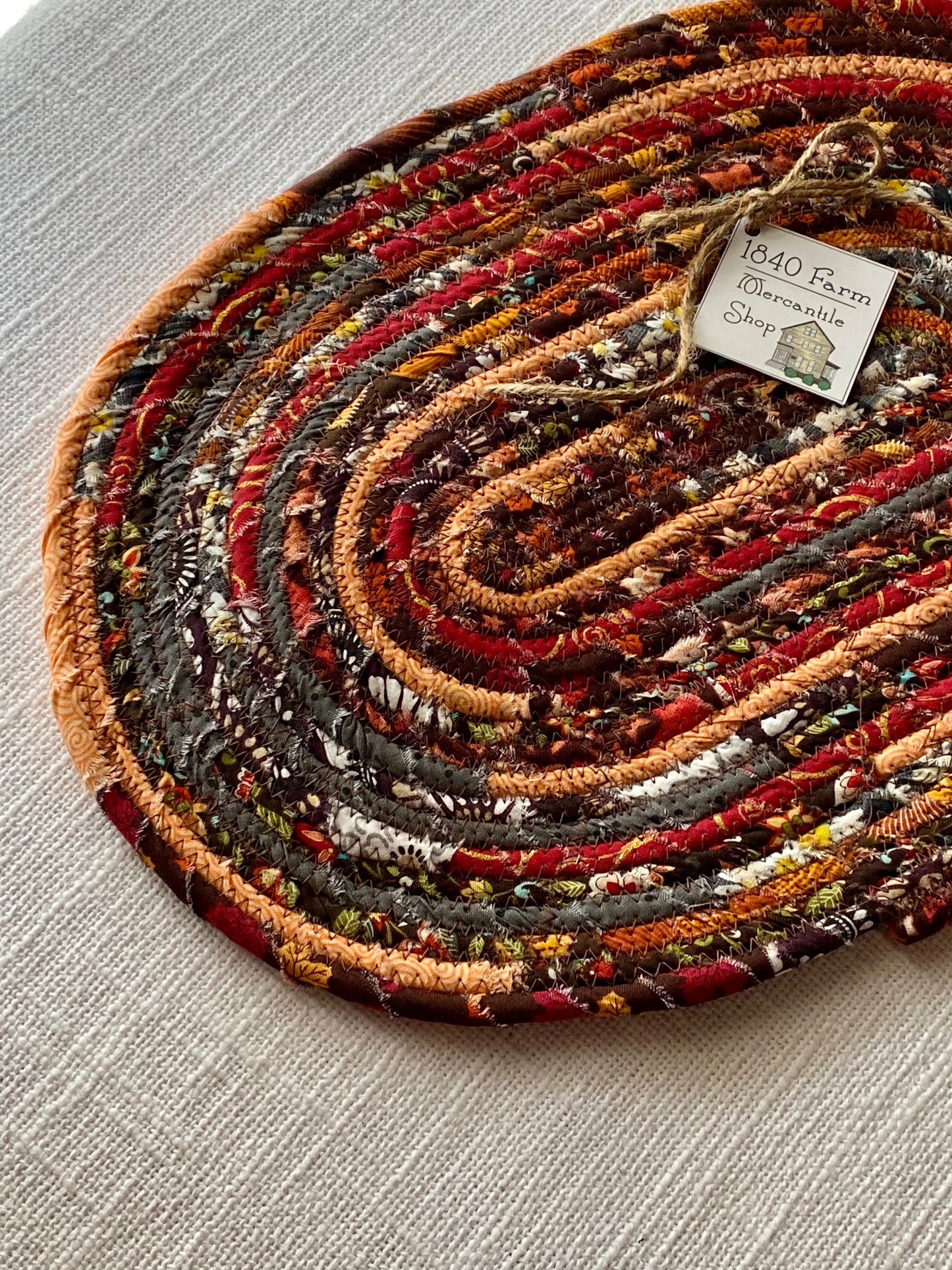 10” x 15" Extra Large Oval Flat Trivet