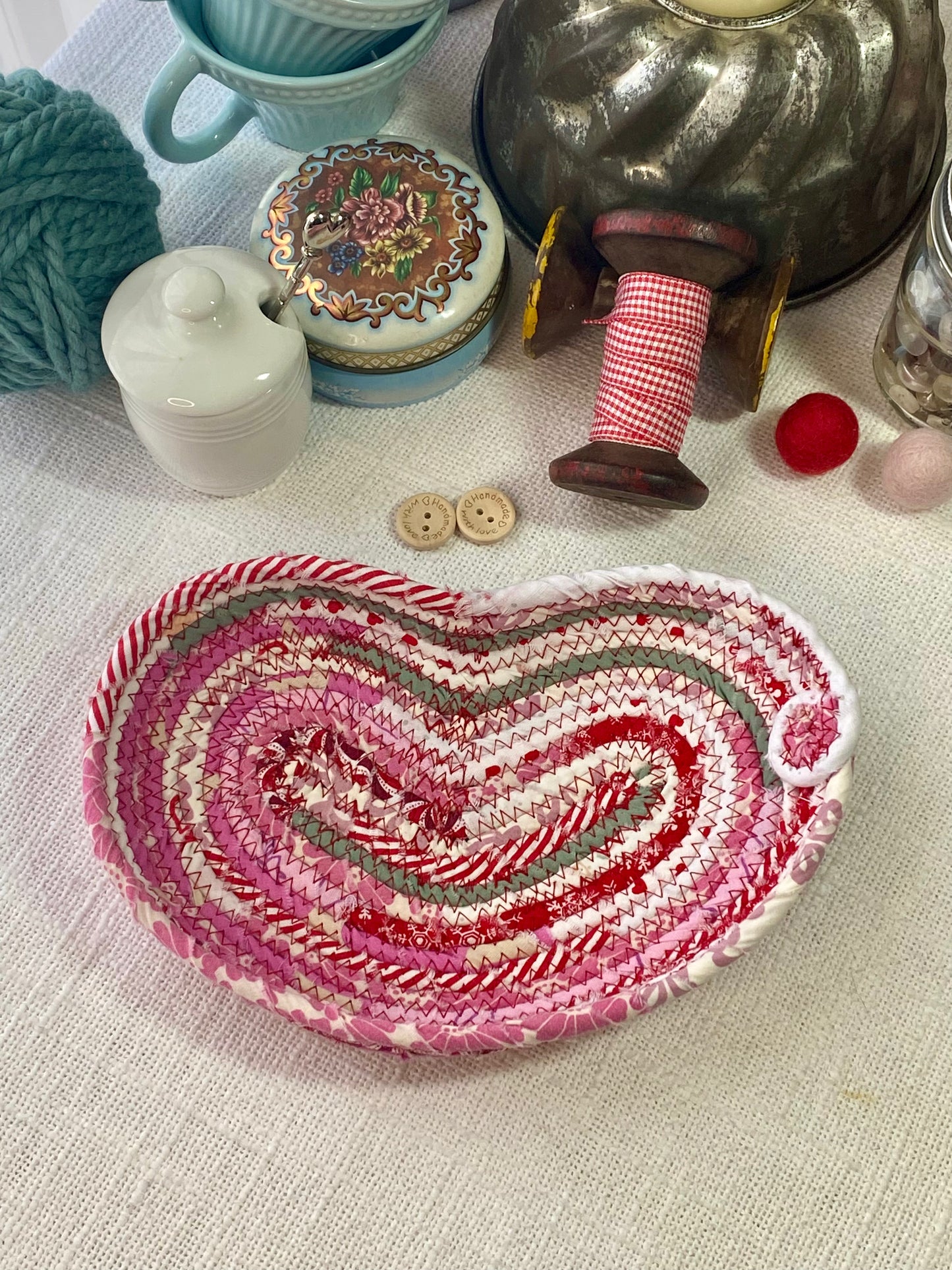 Custom - 8” Heart Shaped Saucer Trivet