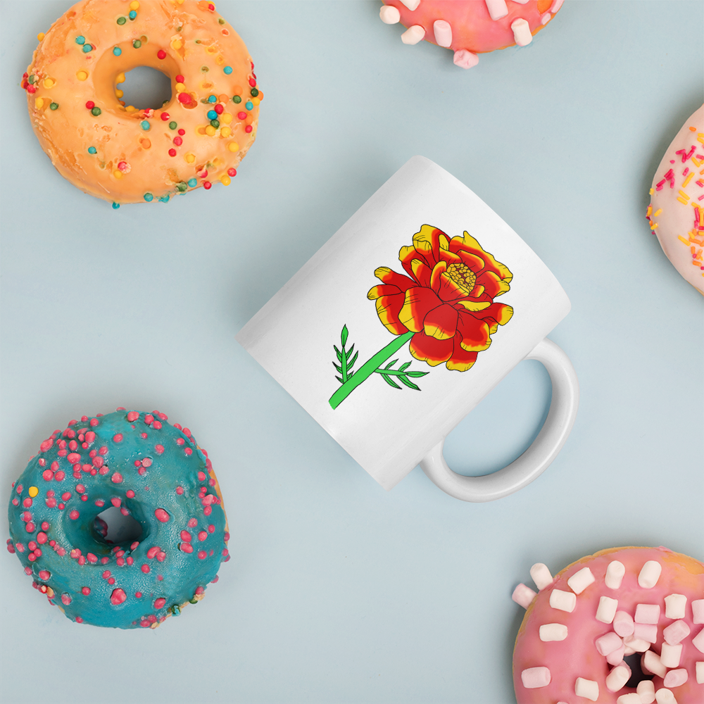 Marigold Mug 11 ounce - FREE Shipping