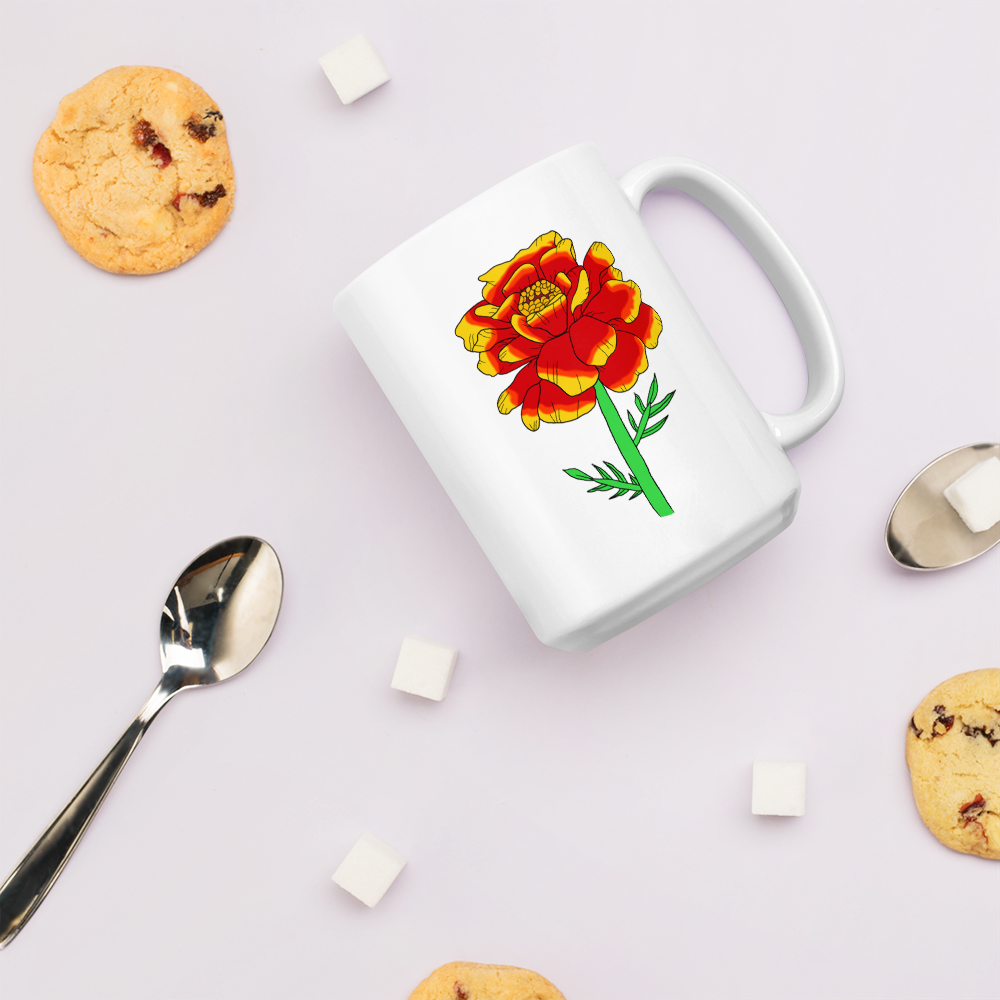 Marigold Mug 15 ounce - FREE Shipping