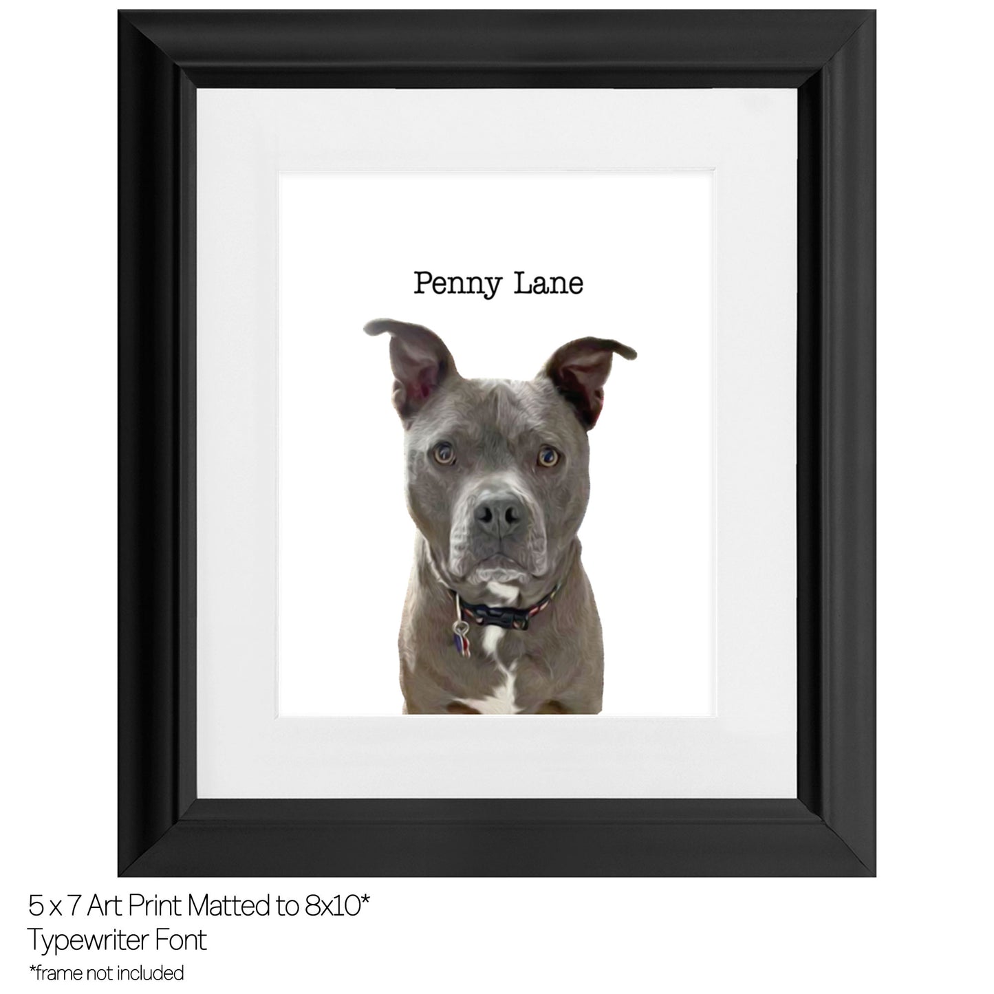 Custom Pet Art Print - FREE Shipping in U.S.