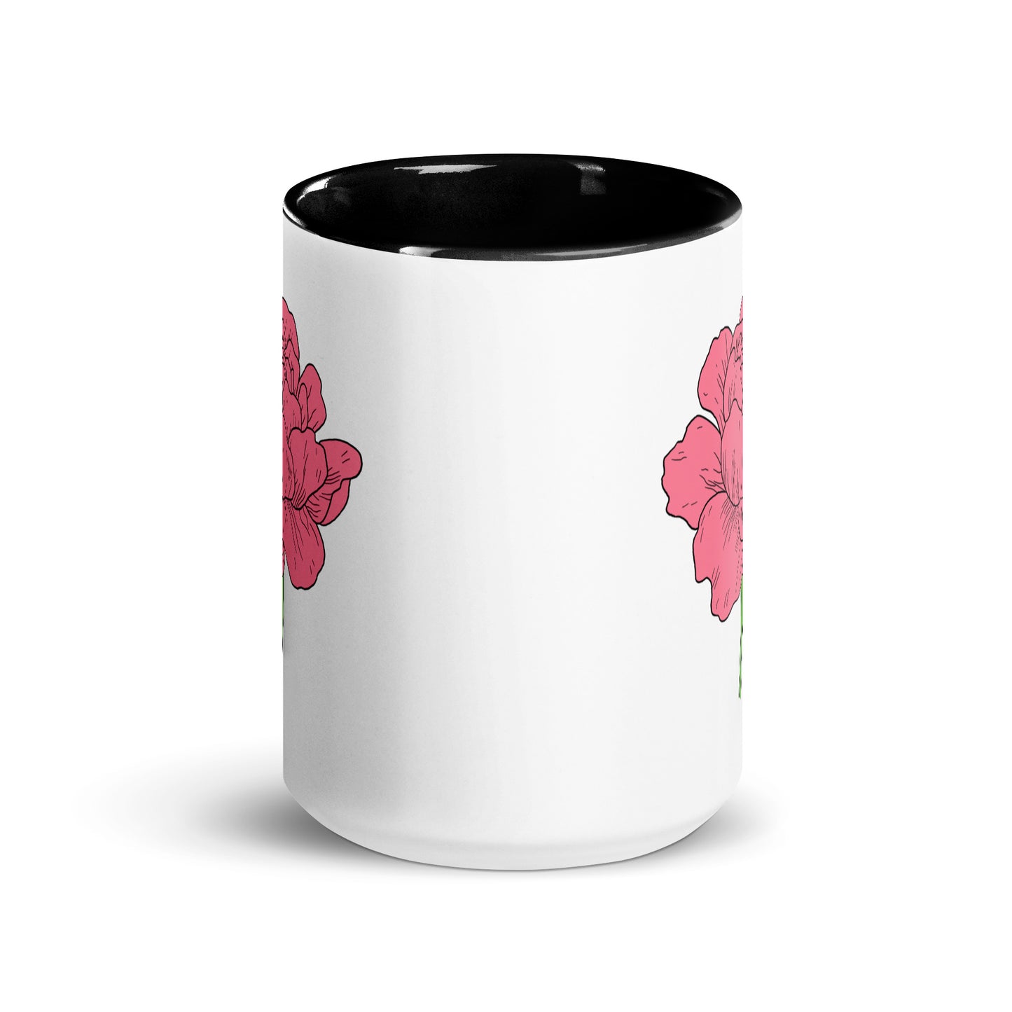 Peony Mug 15 ounce - FREE Shipping