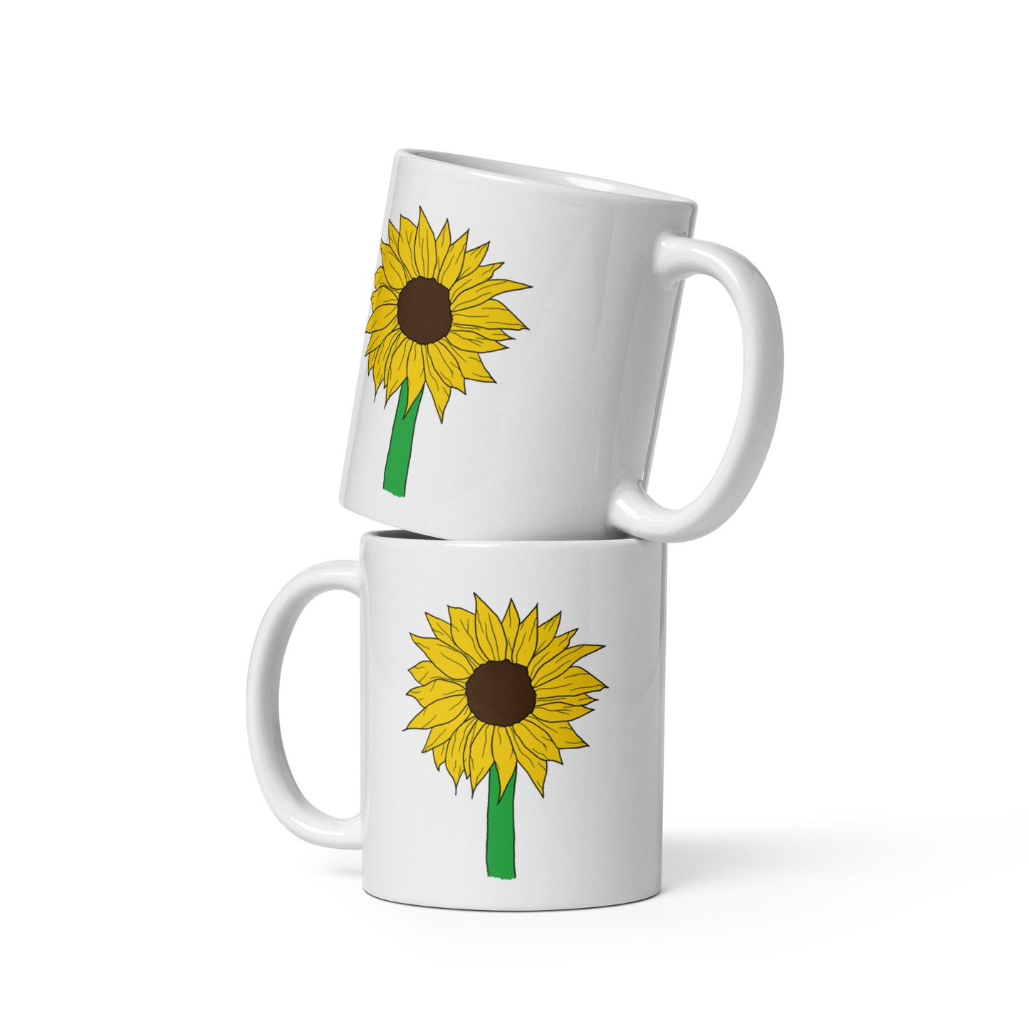 Sunflower Mug 11 ounce - FREE Shipping