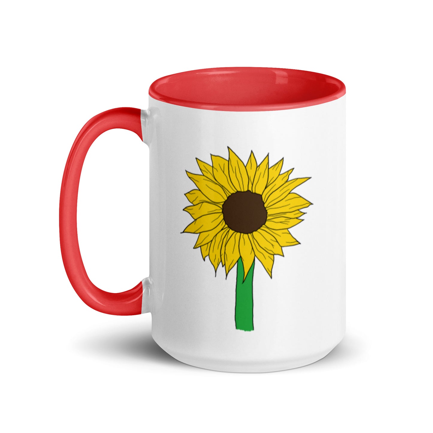 Sunflower Mug 15 ounce - FREE Shipping