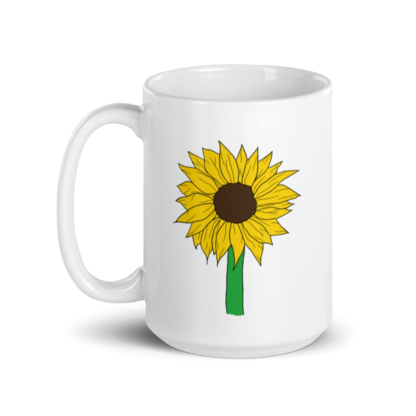 Sunflower Mug 15 ounce - FREE Shipping