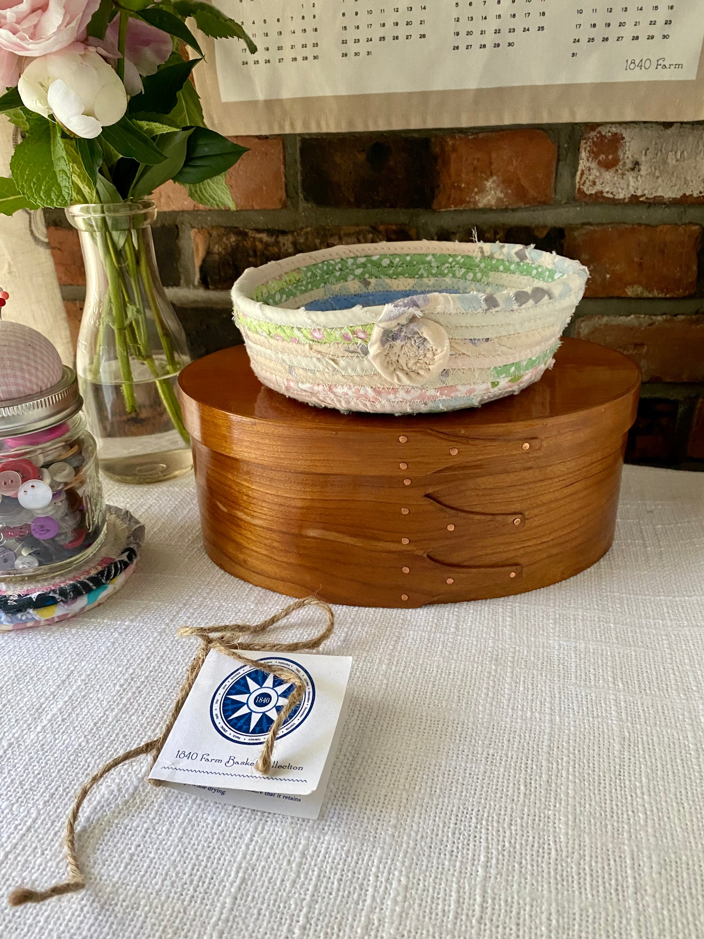 #6 Shallow Nesting Basket #1947