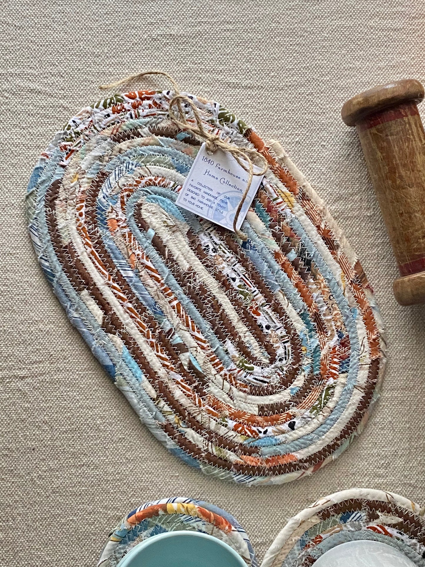 8” x 12" Oval Flat Trivet