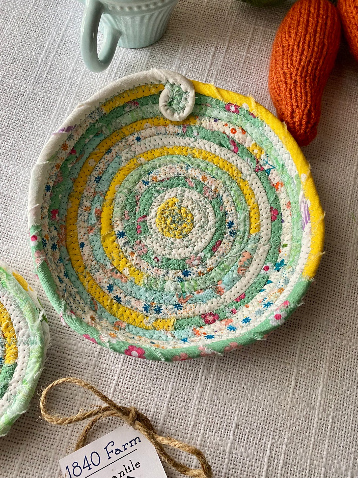 Made to Order 6” Medium Saucer Style Trivet and Set of Two Coasters