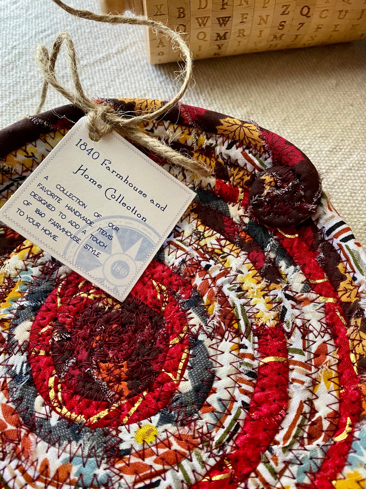 6” Medium Saucer Style Trivet - Fall