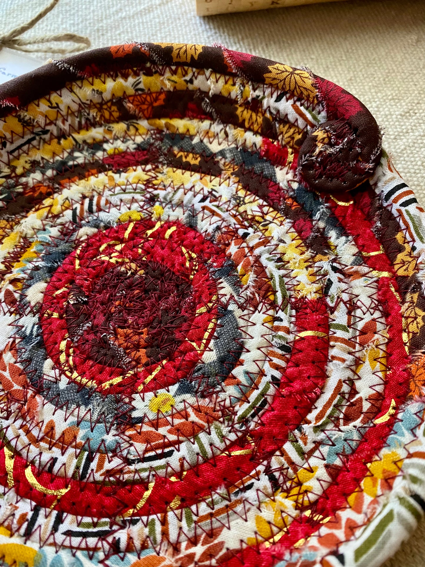 6” Medium Saucer Style Trivet - Fall